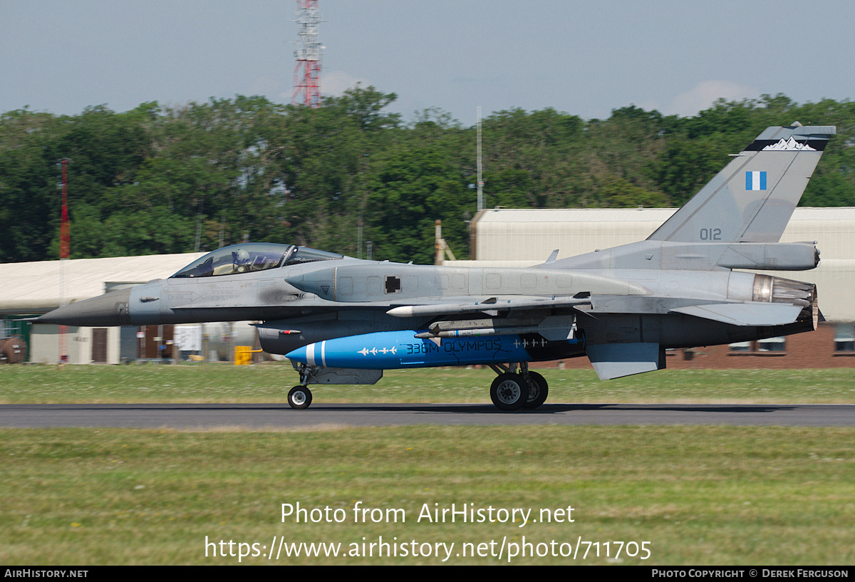 Aircraft Photo of 012 | Lockheed Martin F-16C Fighting Falcon | Greece - Air Force | AirHistory.net #711705