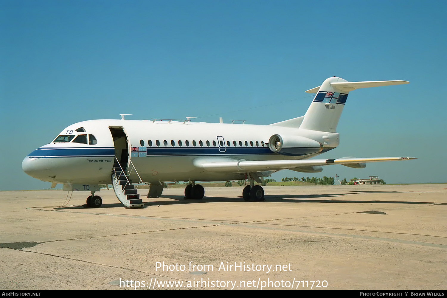 Aircraft Photo of VH-ATD | Fokker F28-1000 Fellowship | Department of Aviation | AirHistory.net #711720