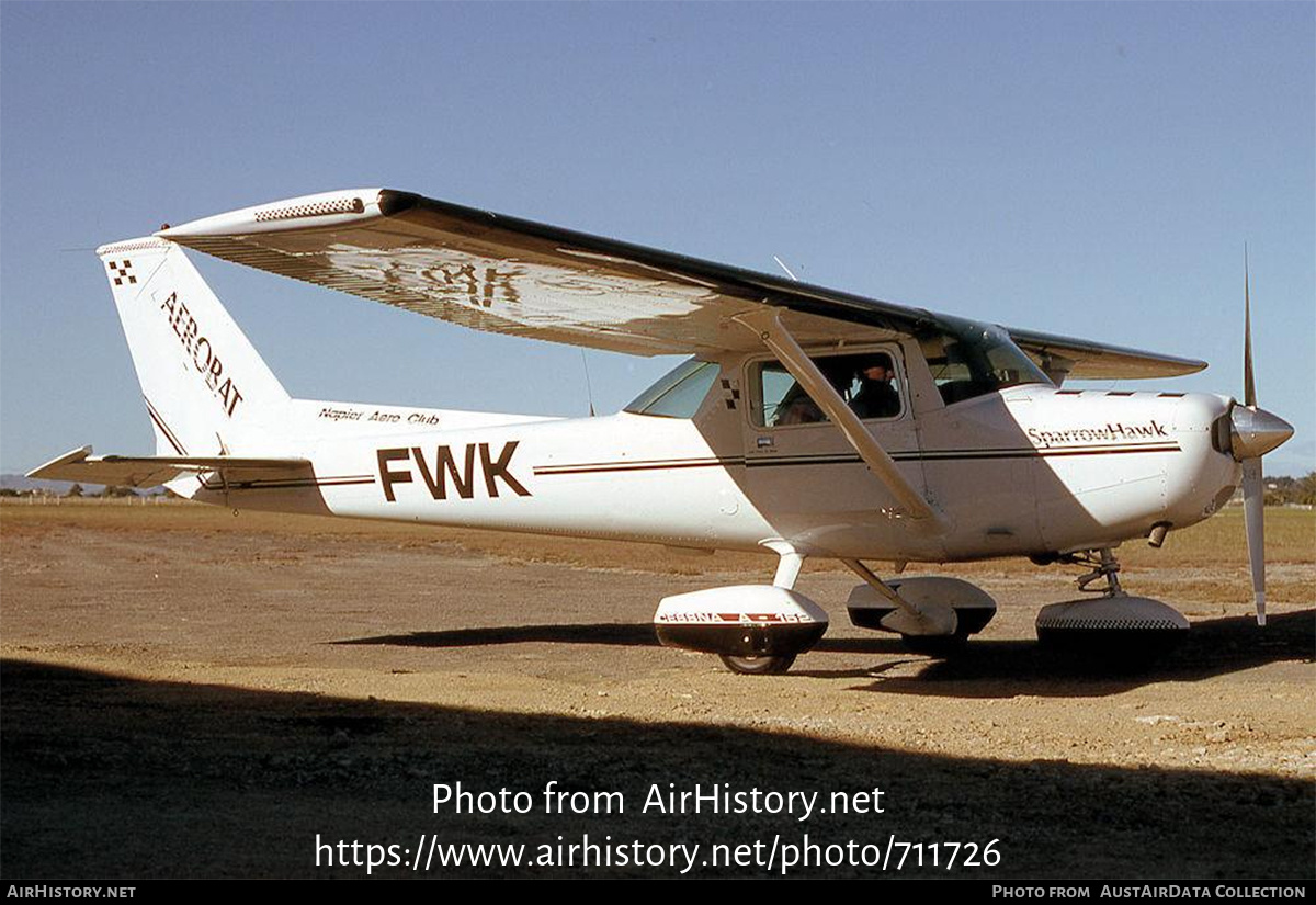 Aircraft Photo of ZK-FWK / FWK | Cessna A152 Sparrowhawk | Napier Aero ...