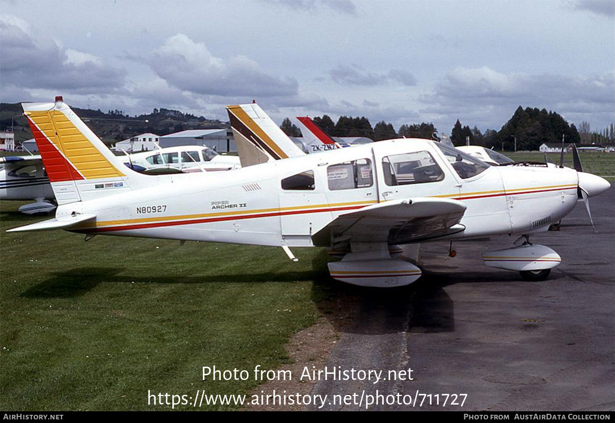 Aircraft Photo of N80927 | Piper PA-28-181 Archer II | AirHistory.net #711727