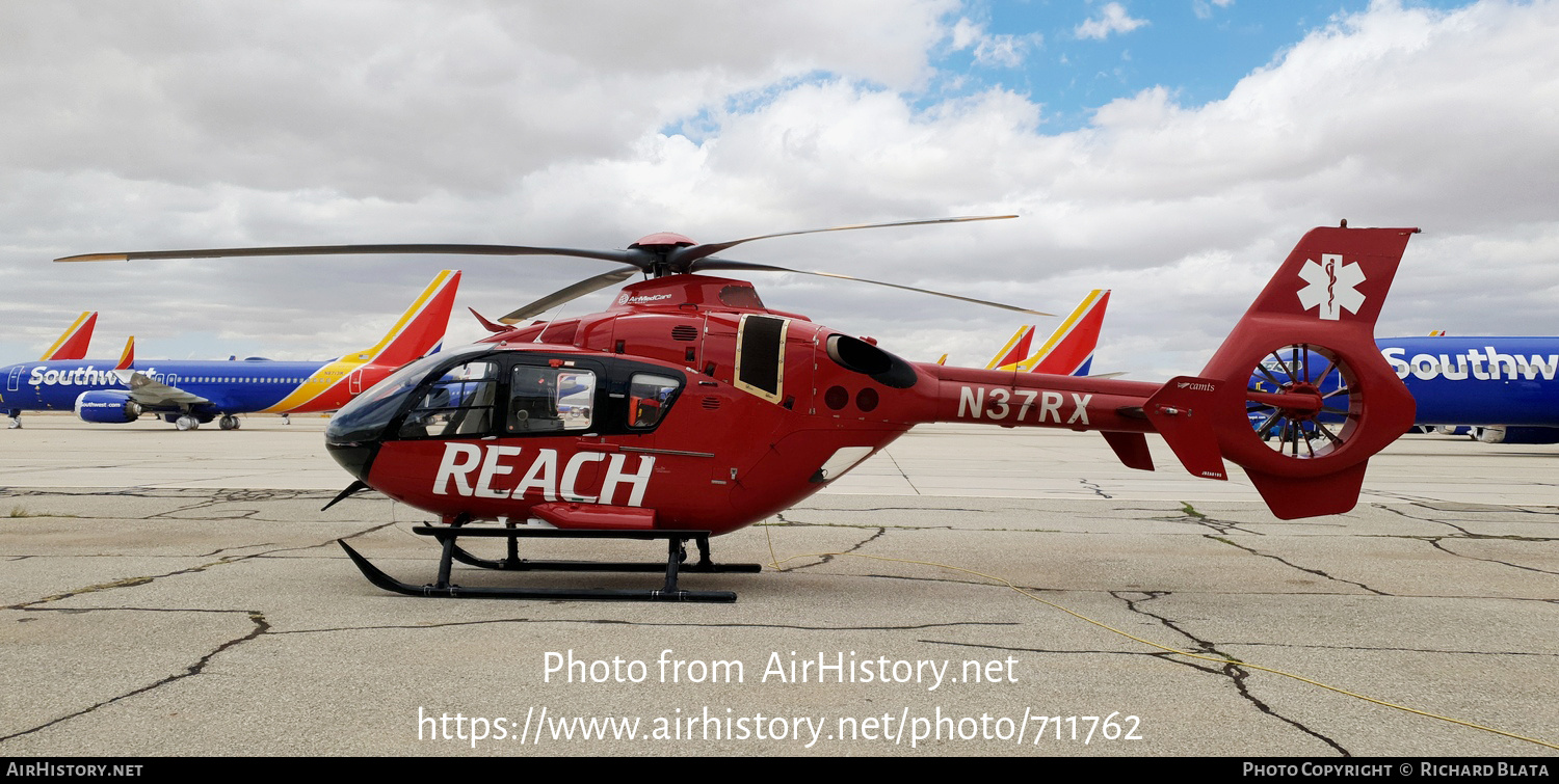 Aircraft Photo of N37RX | Eurocopter EC-135P-2+ | Reach Air Medical Services | AirHistory.net #711762