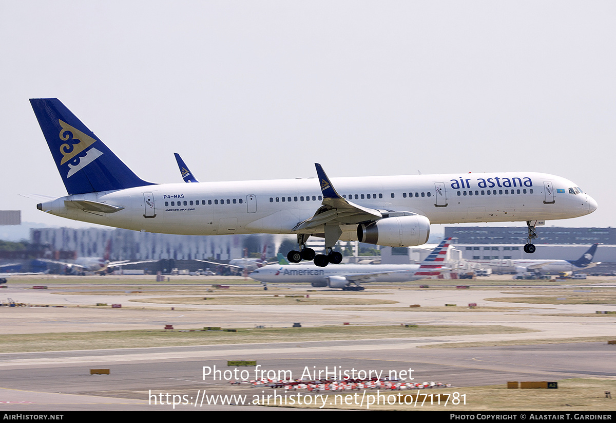 Aircraft Photo of P4-MAS | Boeing 757-2Q8 | Air Astana | AirHistory.net #711781