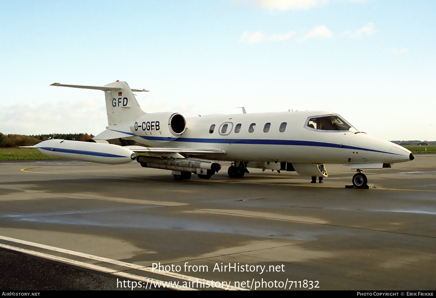 Aircraft Photo of D-CGFB | Gates Learjet 35A | GFD - Gesellschaft für Flugzieldarstellung | AirHistory.net #711832