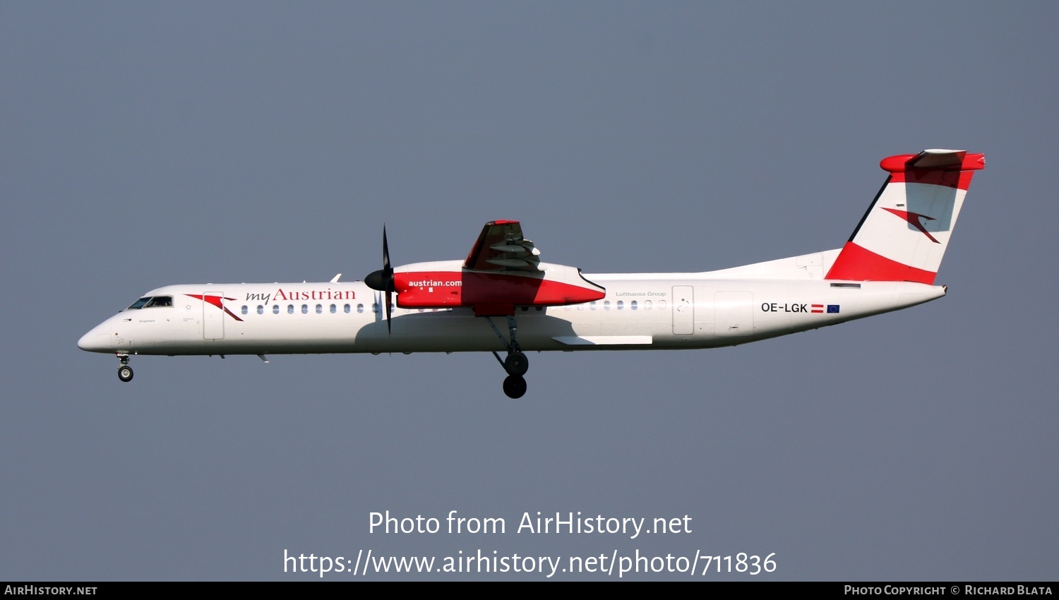 Aircraft Photo of OE-LGK | Bombardier DHC-8-402 Dash 8 | MyAustrian | AirHistory.net #711836