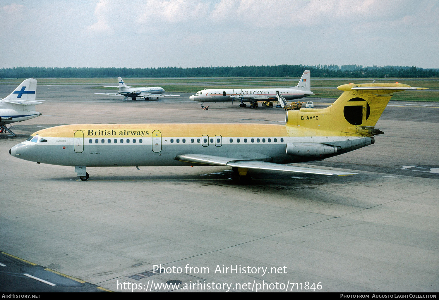 Aircraft Photo of G-AVYC | Hawker Siddeley HS-121 Trident 1E | British Airways | AirHistory.net #711846