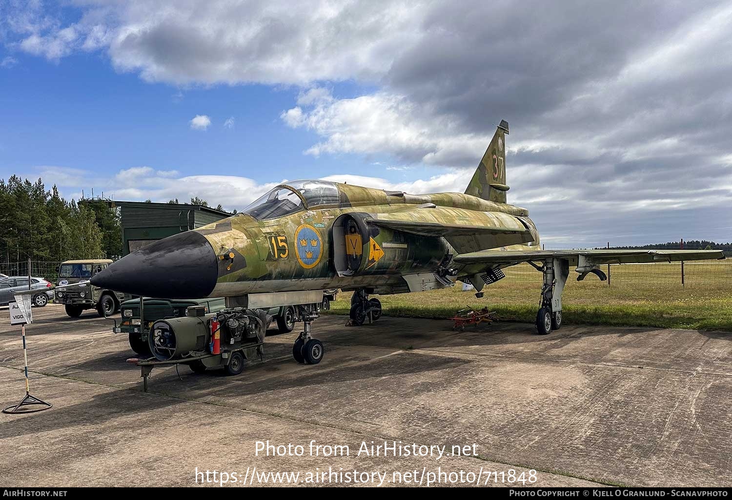 Aircraft Photo of 37067 | Saab AJ37 Viggen | Sweden - Air Force | AirHistory.net #711848