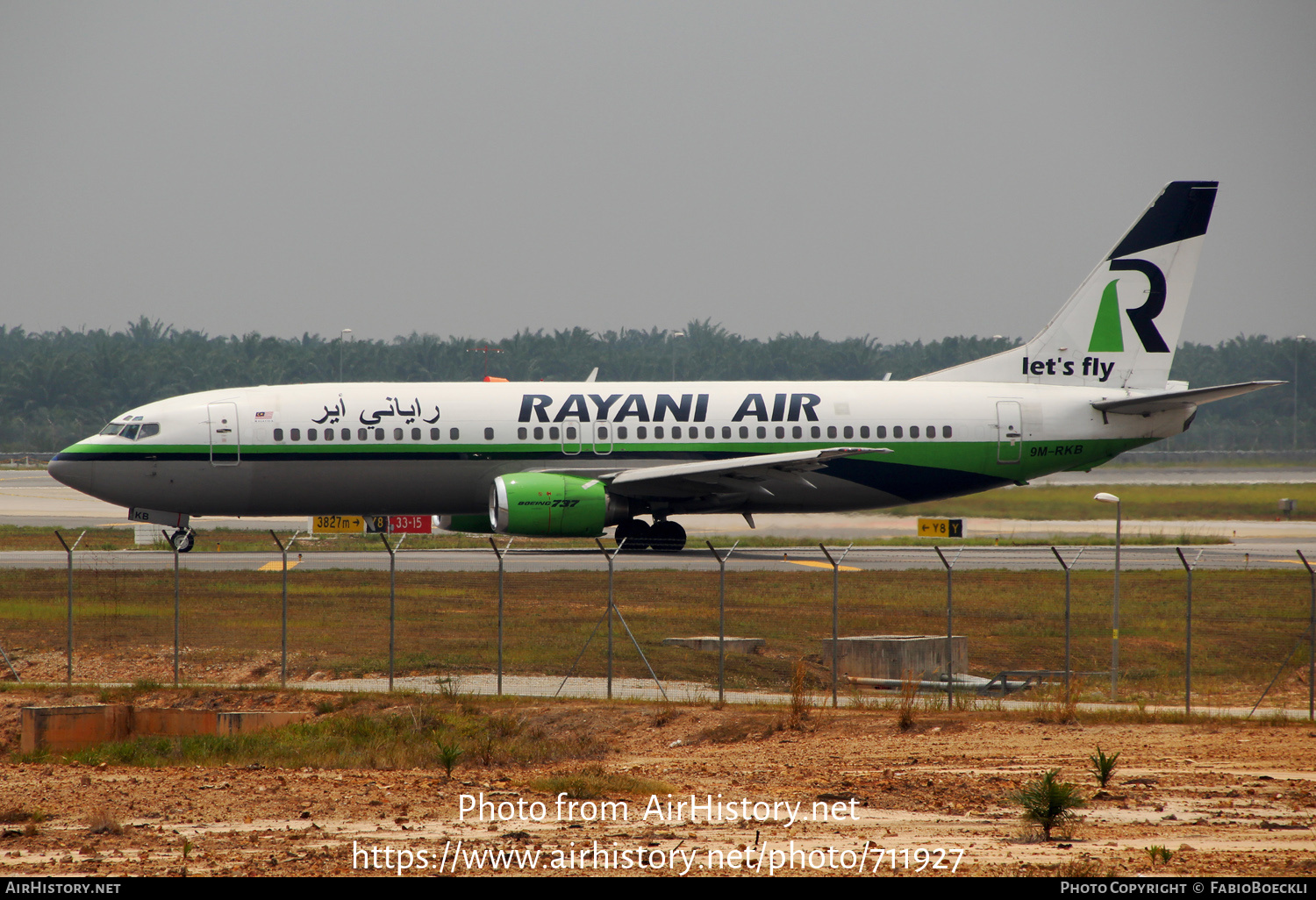 Aircraft Photo of 9M-RKB | Boeing 737-4H6 | Rayani Air | AirHistory.net #711927