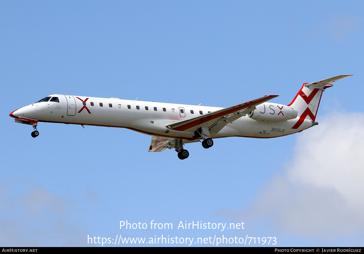 Aircraft Photo of N931JX | Embraer ERJ-145LR (EMB-145LR) | JetSuiteX - JSX | AirHistory.net #711973