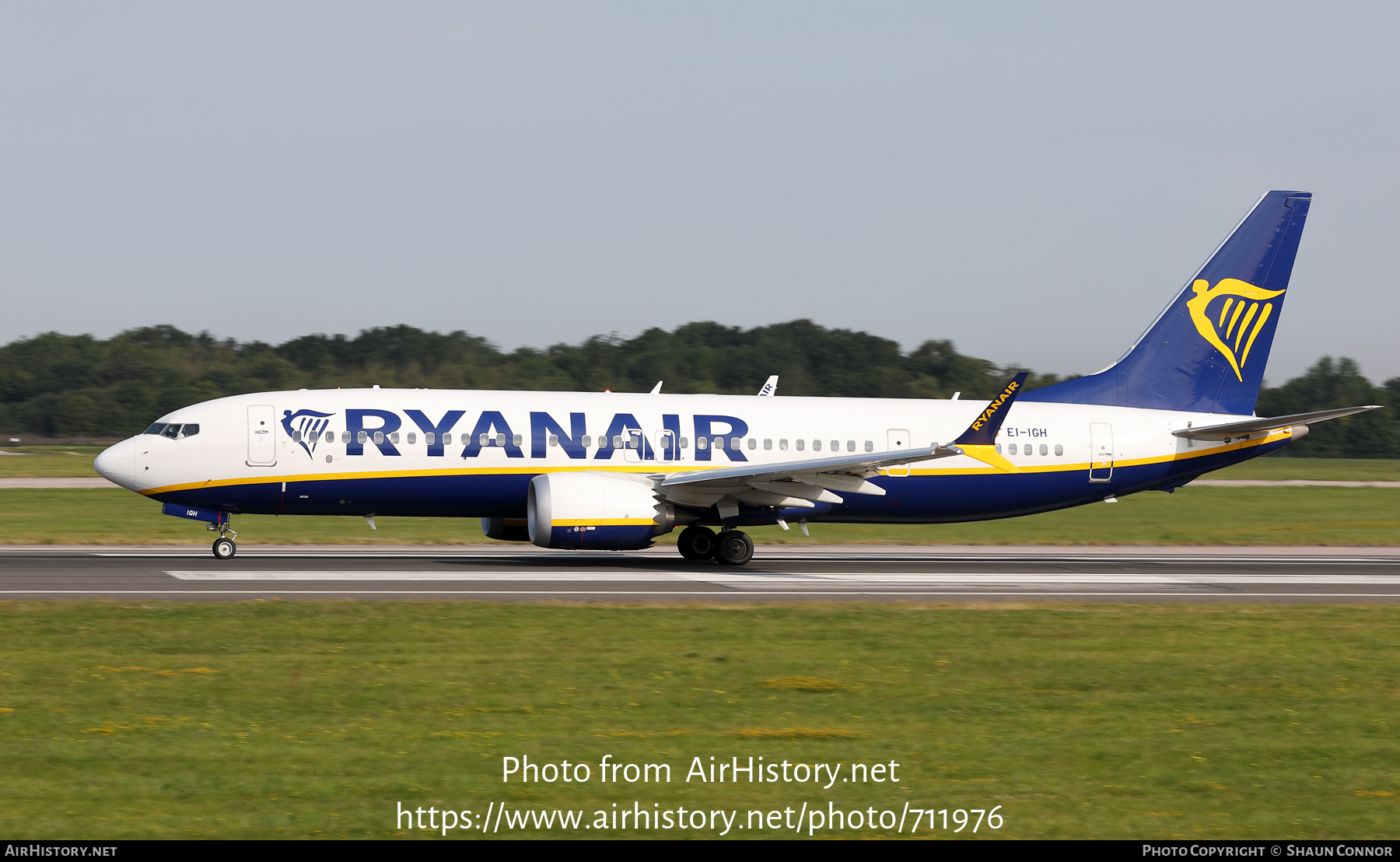 Aircraft Photo of EI-IGH | Boeing 737-8200 Max 200 | Ryanair | AirHistory.net #711976