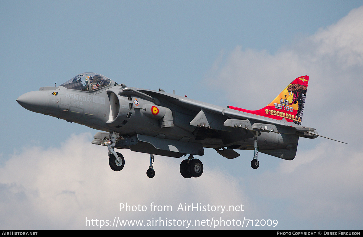 Aircraft Photo of VA.1B-38 | McDonnell Douglas EAV-8B Matador II+ | Spain - Navy | AirHistory.net #712009