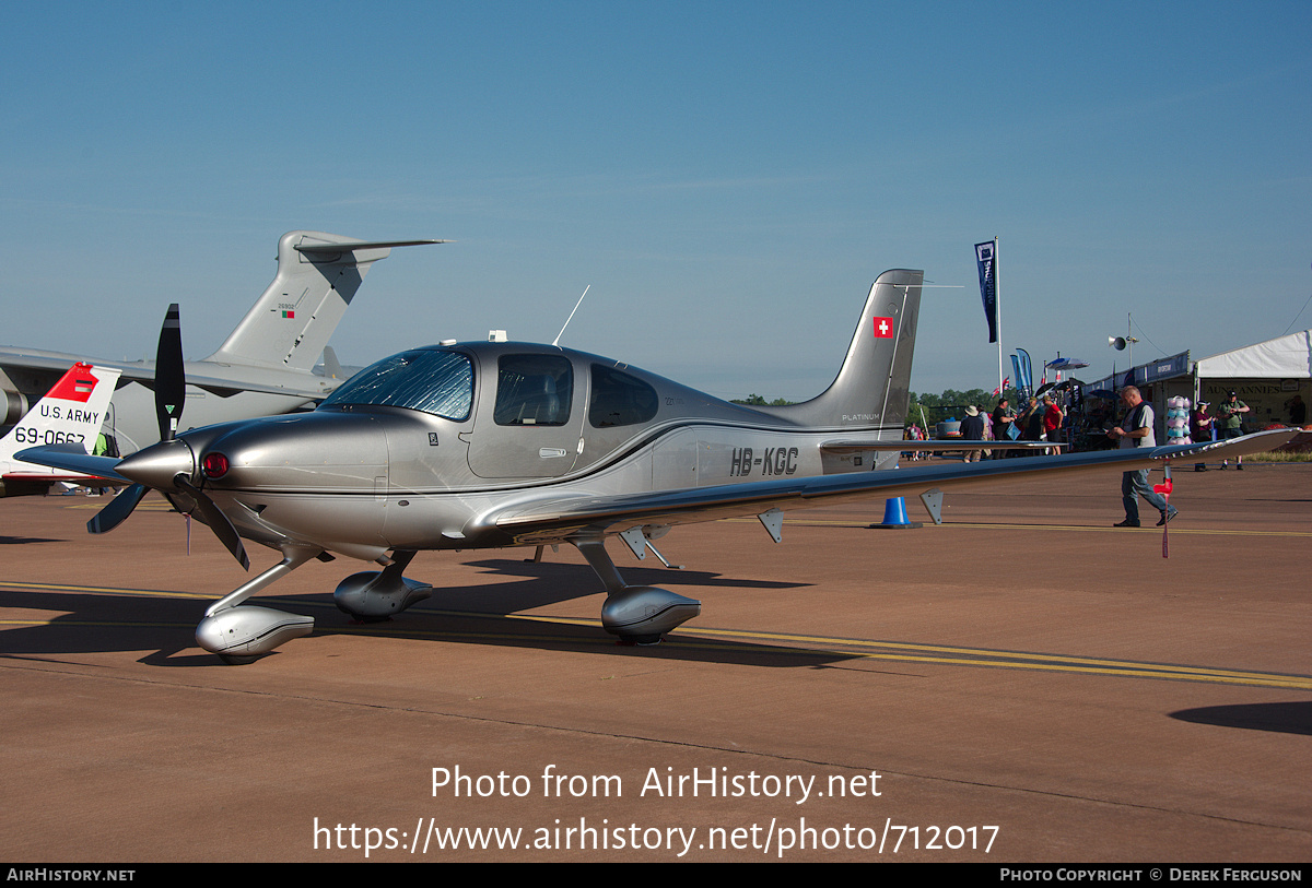 Aircraft Photo of HB-KGC | Cirrus SR-22T G6-GTS Platinum | AirHistory.net #712017