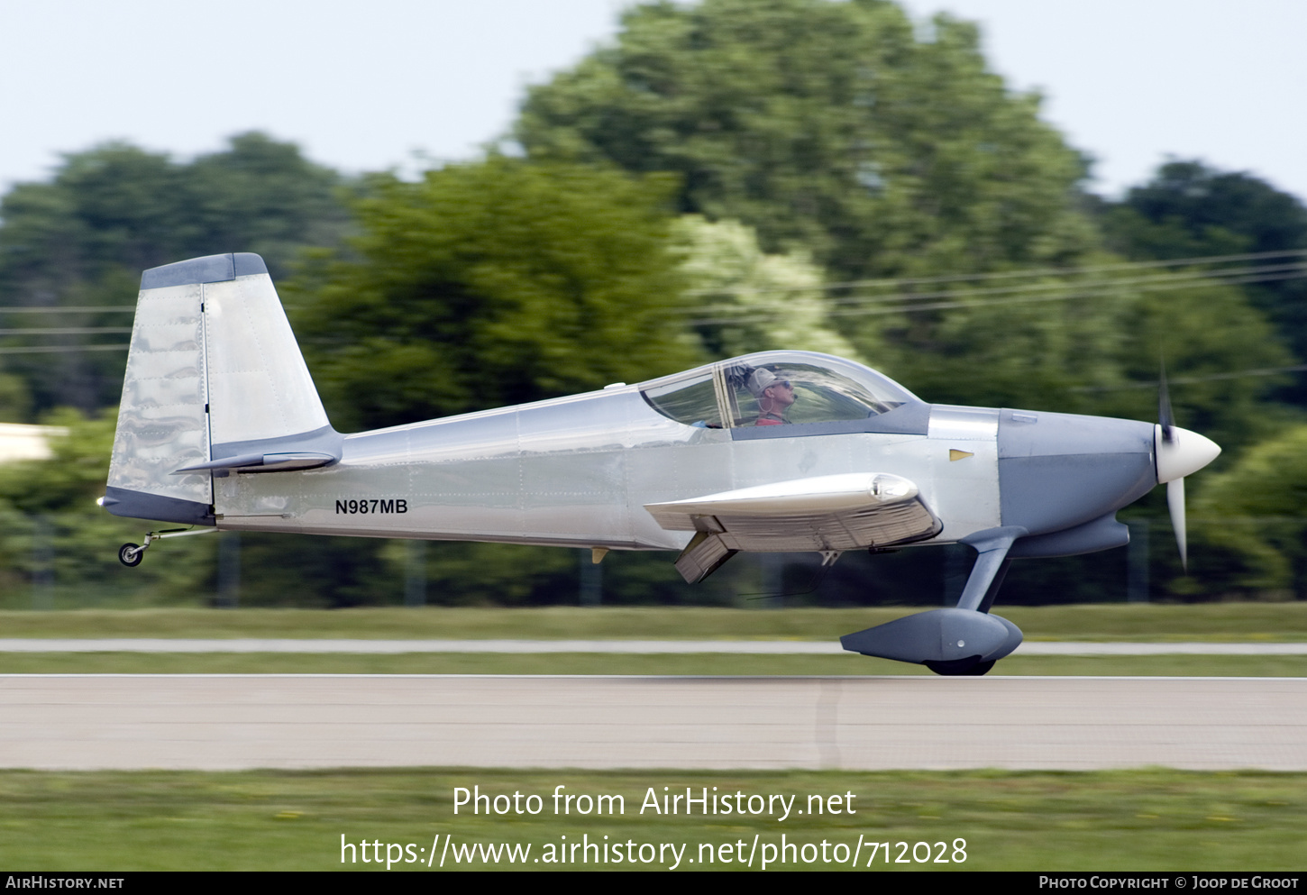 Aircraft Photo of N987MB | Van's Bullock Special | AirHistory.net #712028