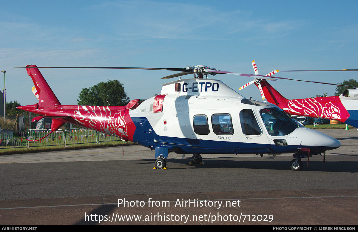 Aircraft Photo of G-ETPO | Agusta A-109S Grand | QinetiQ | AirHistory.net #712029