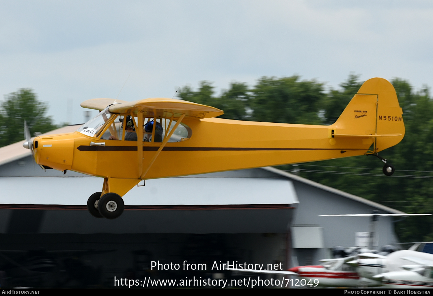 Aircraft Photo of N5510H | Piper L-4B/PA-11C Cub Special | AirHistory.net #712049