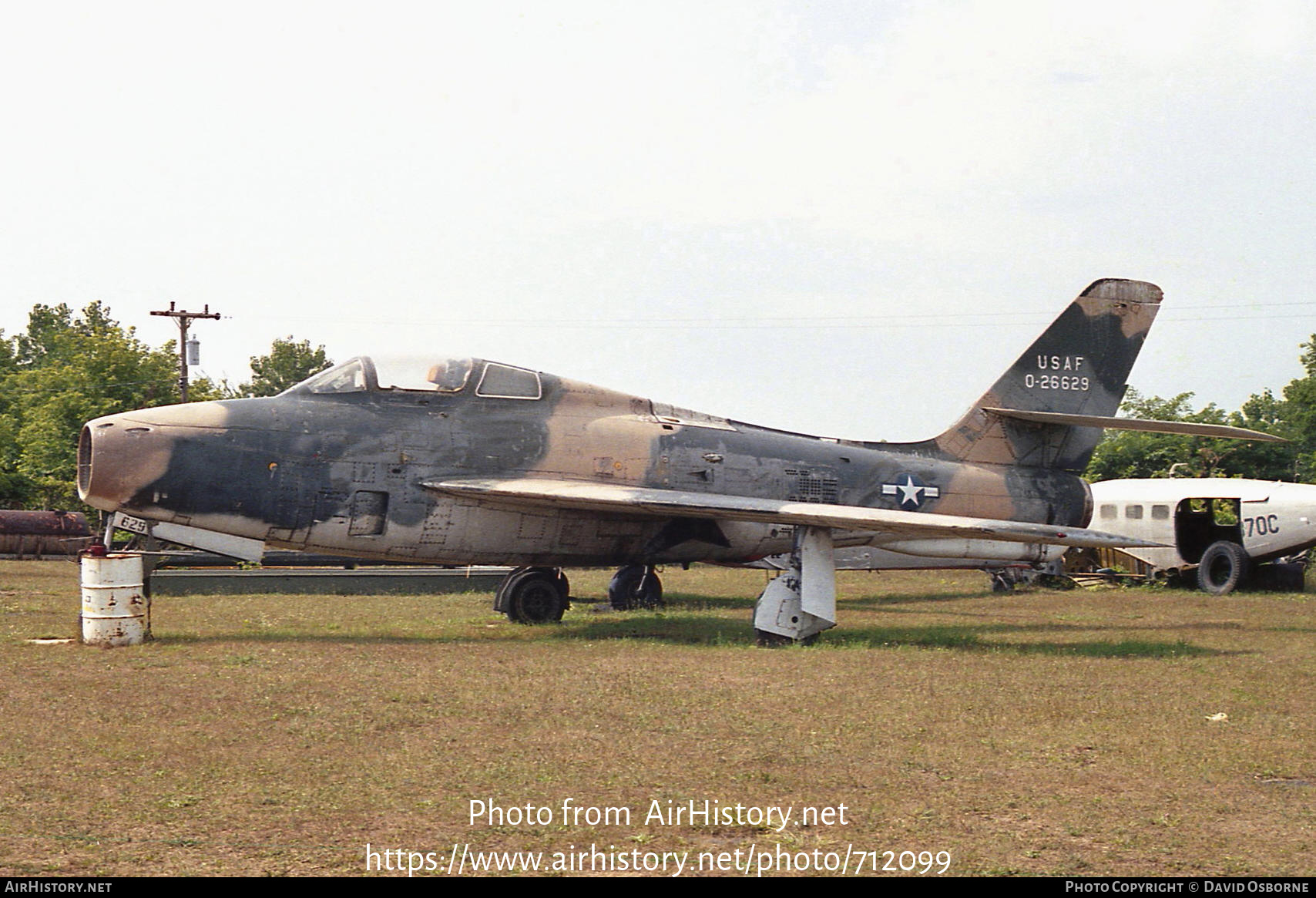 Aircraft Photo of 52-6629 / 0-26629 | Republic F-84F Thunderstreak | USA - Air Force | AirHistory.net #712099