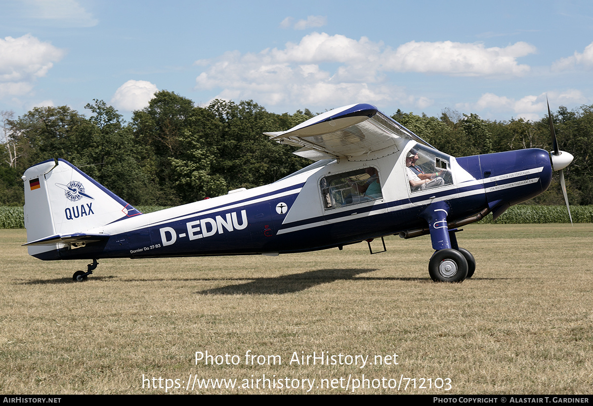 Aircraft Photo of D-EDNU | Dornier Do-27B-3 | Quax | AirHistory.net #712103