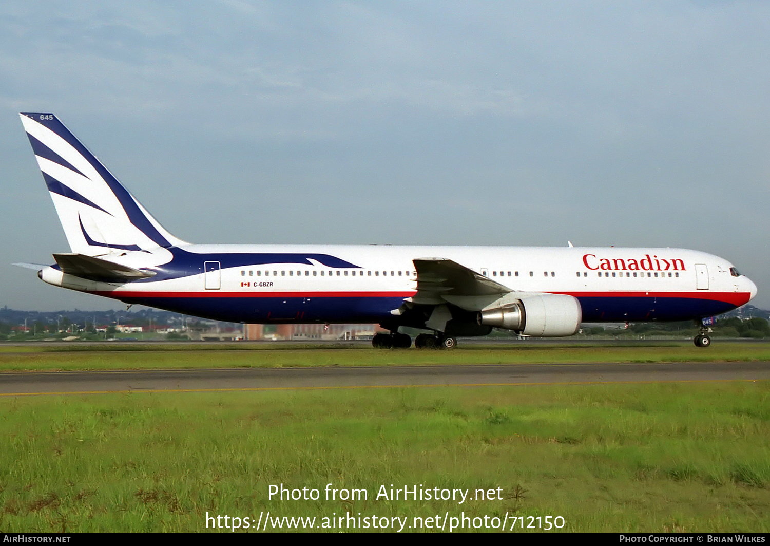 Aircraft Photo of C-GBZR | Boeing 767-38E/ER | Canadian Airlines | AirHistory.net #712150