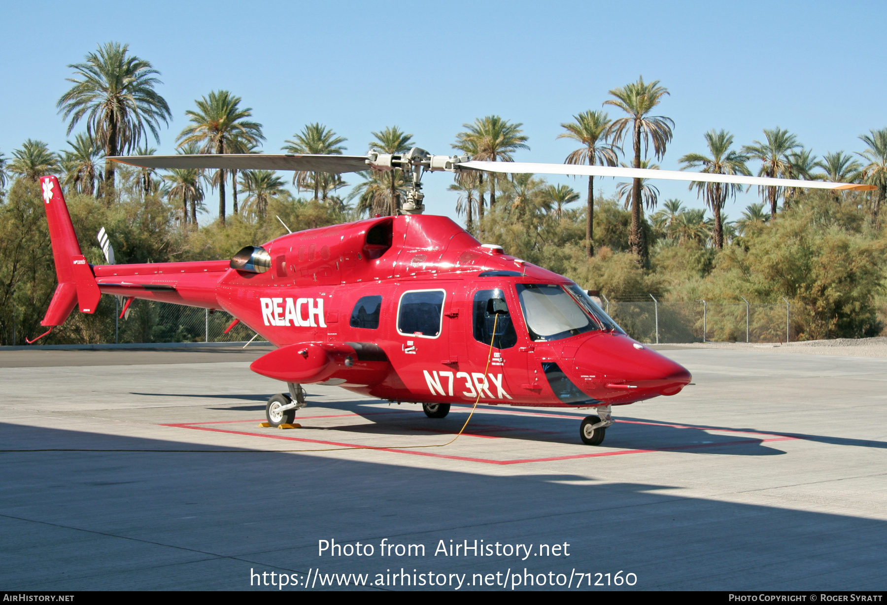 Aircraft Photo of N73RX | Bell 222 | Reach Air Medical Services | AirHistory.net #712160