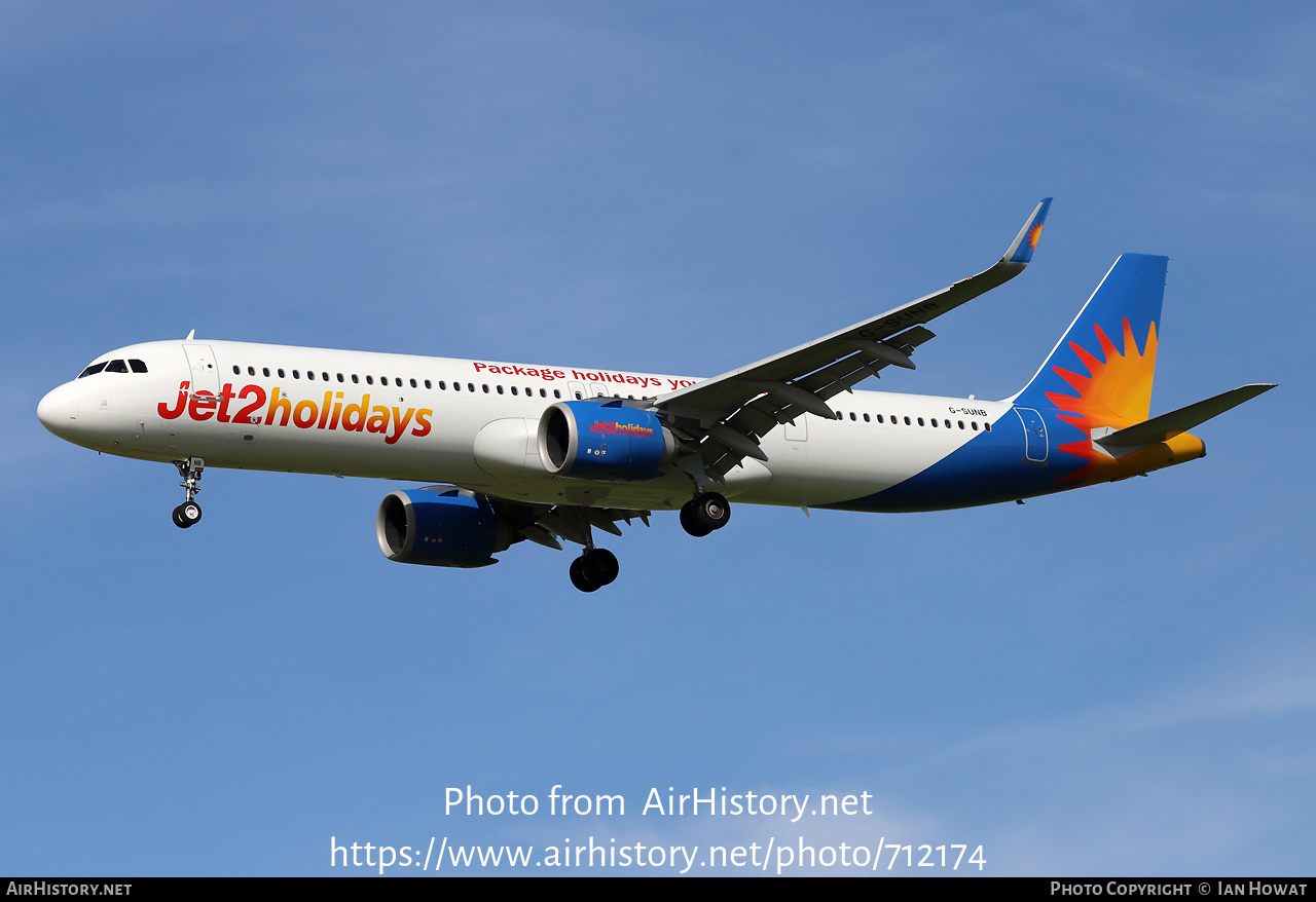 Aircraft Photo of G-SUNB | Airbus A321-251NX | Jet2 Holidays | AirHistory.net #712174