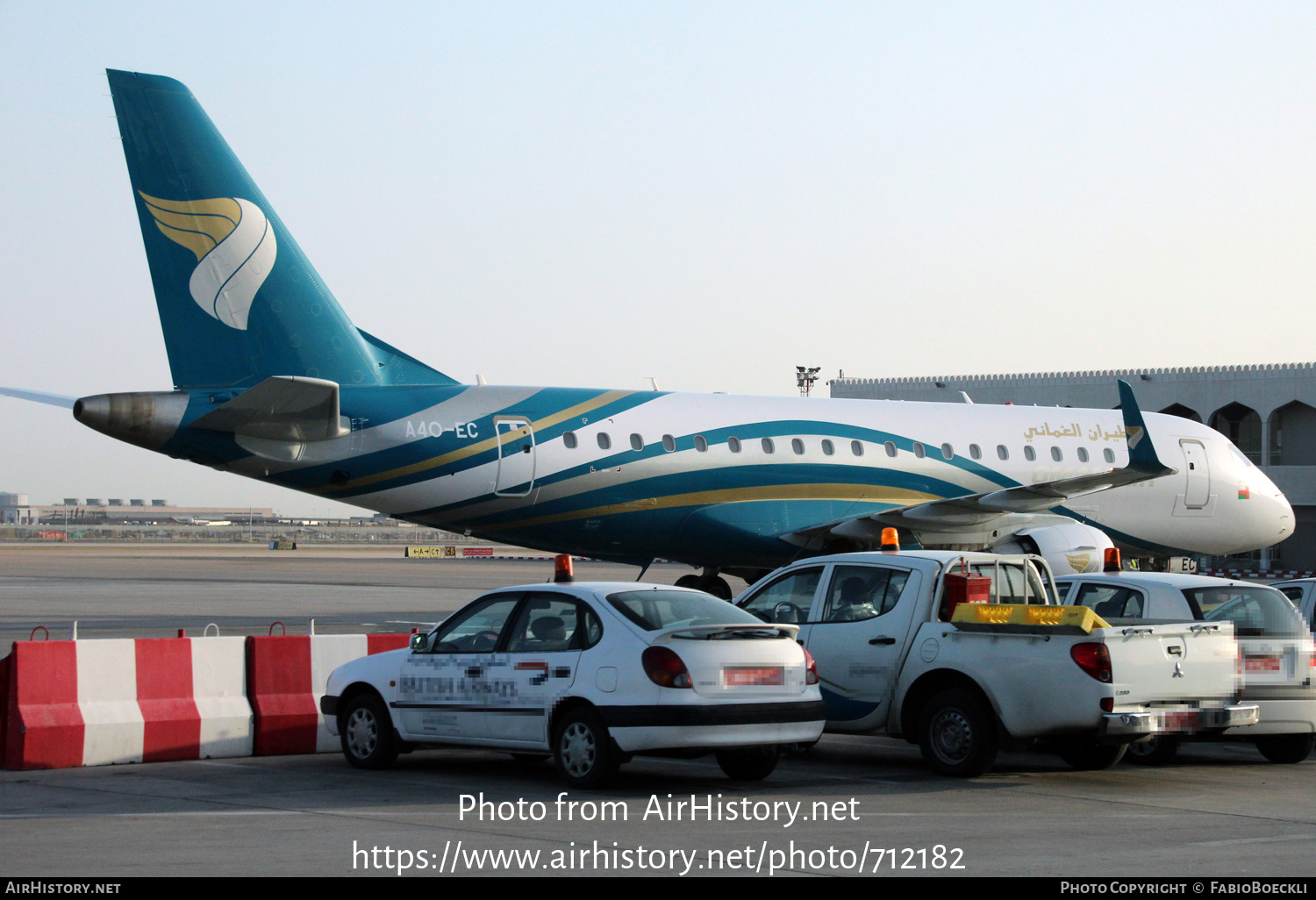 Aircraft Photo of A4O-EC | Embraer 175LR (ERJ-170-200LR) | Oman Air | AirHistory.net #712182