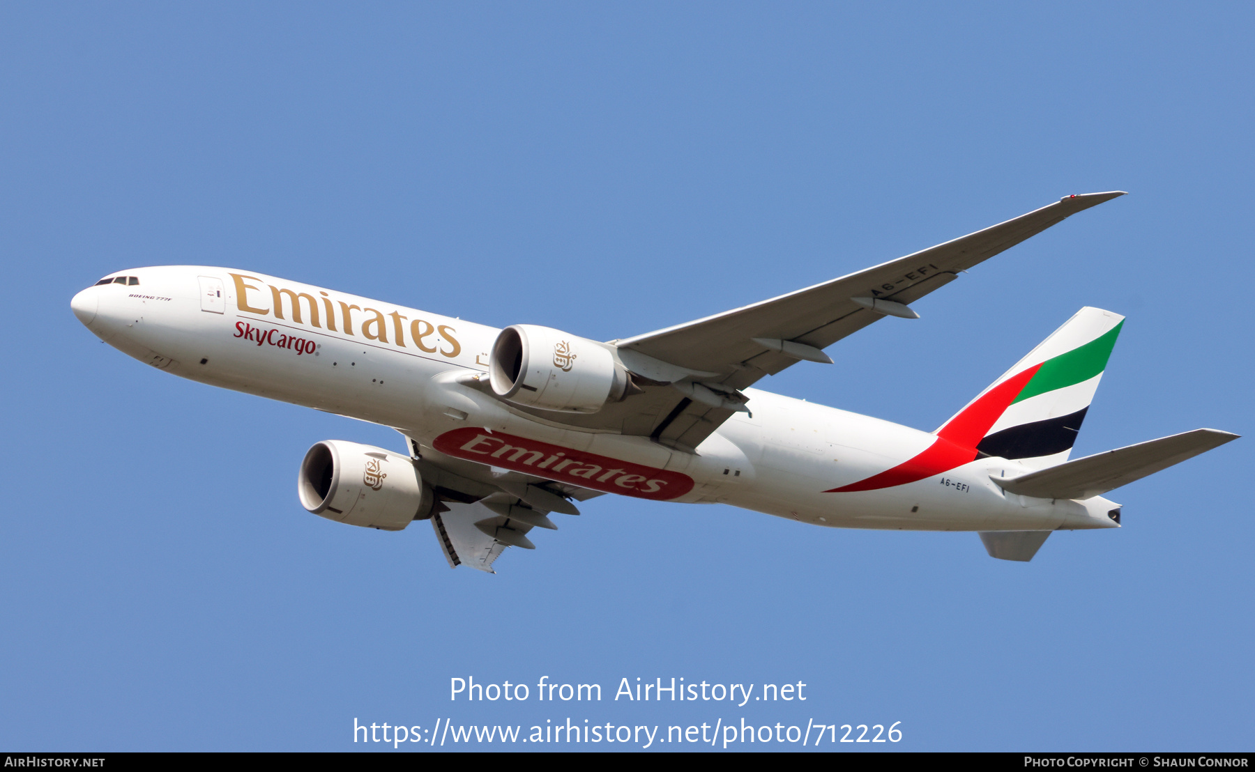 Aircraft Photo of A6-EFI | Boeing 777-F1H | Emirates SkyCargo | AirHistory.net #712226