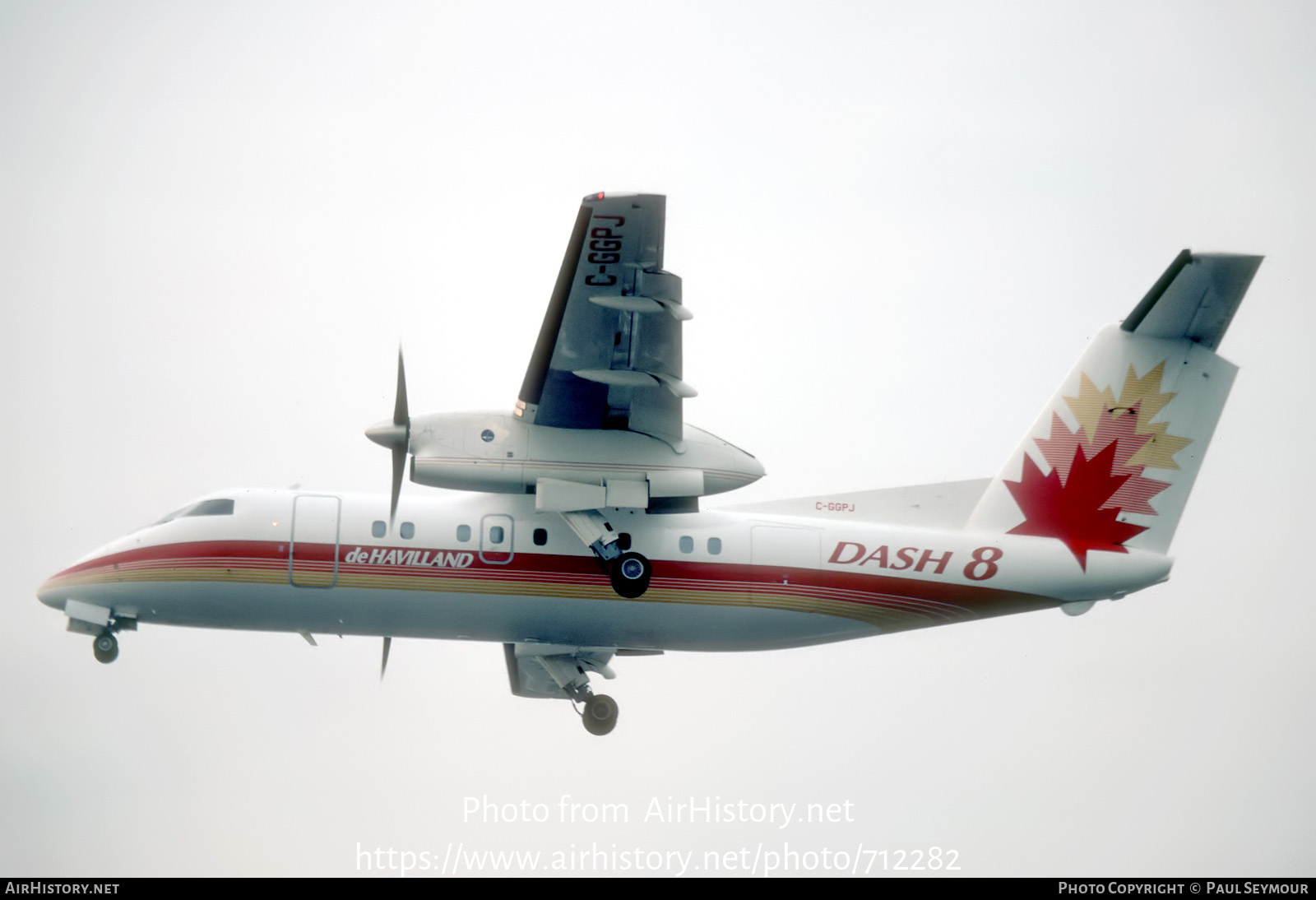 Aircraft Photo of C-GGPJ | De Havilland Canada DHC-8-100 Dash 8 | De Havilland Canada | AirHistory.net #712282