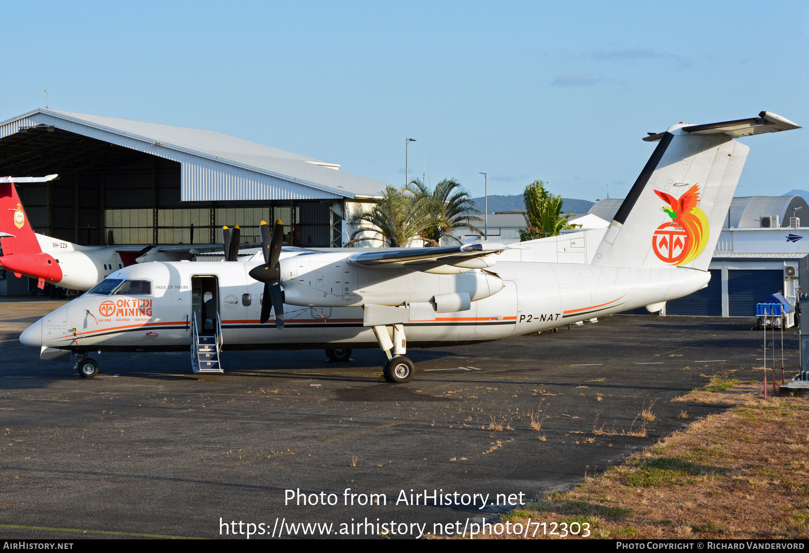 Aircraft Photo of P2-NAT | De Havilland Canada DHC-8-103 Dash 8 | Ok Tedi Mining | AirHistory.net #712303