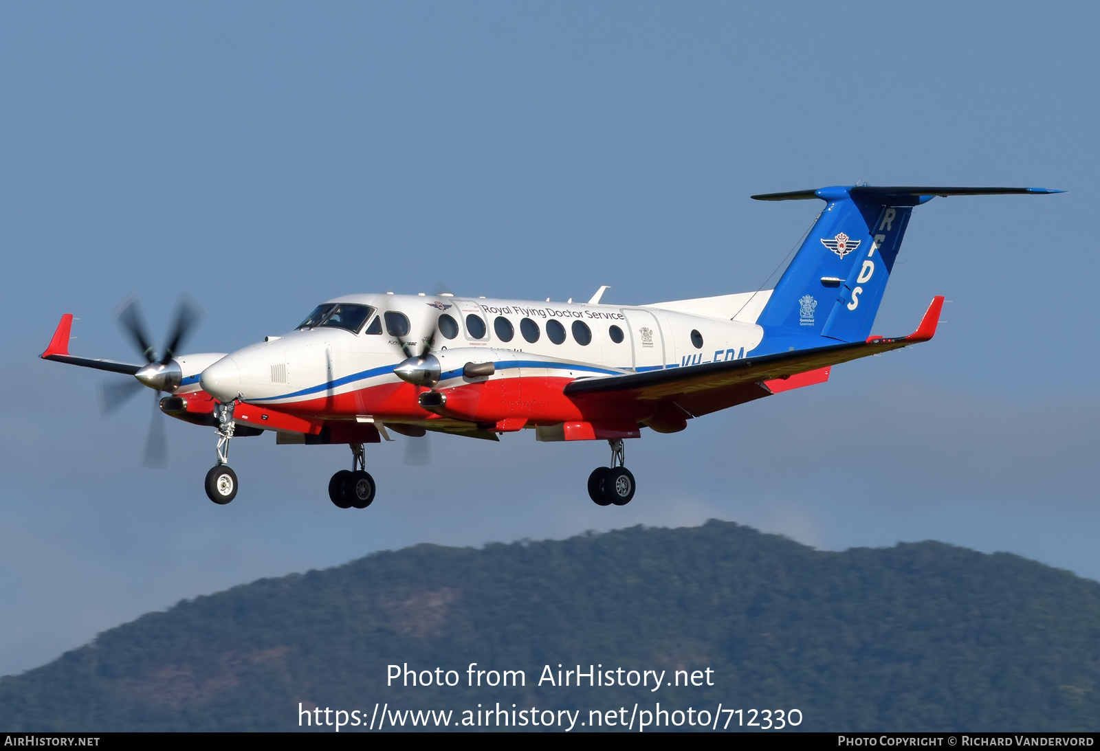 Aircraft Photo of VH-FDA | Beechcraft B300 King Air 360C | Royal Flying Doctor Service - RFDS | AirHistory.net #712330