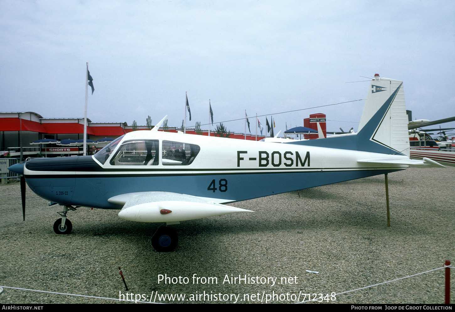 Aircraft Photo of F-BOSM | SIAI-Marchetti S-205-20R | AirHistory.net #712348