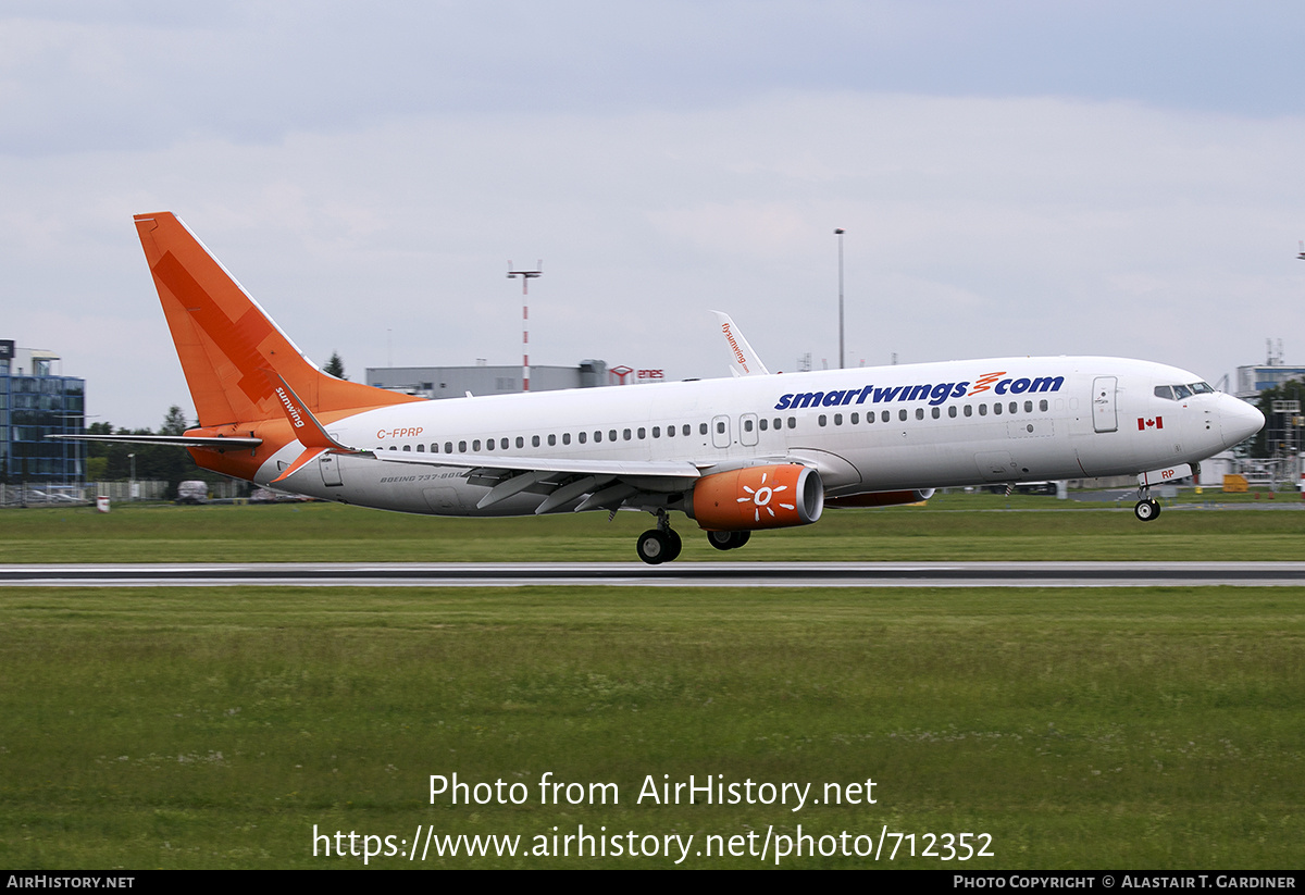 Aircraft Photo of C-FPRP | Boeing 737-8FH | Smartwings | AirHistory.net #712352