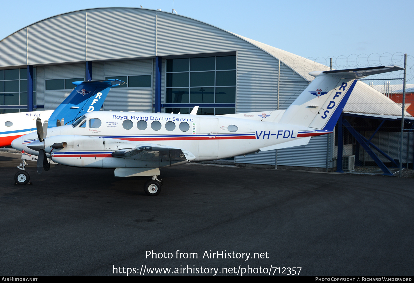 Aircraft Photo of VH-FDL | Beech B200 Super King Air | Royal Flying Doctor Service - RFDS | AirHistory.net #712357