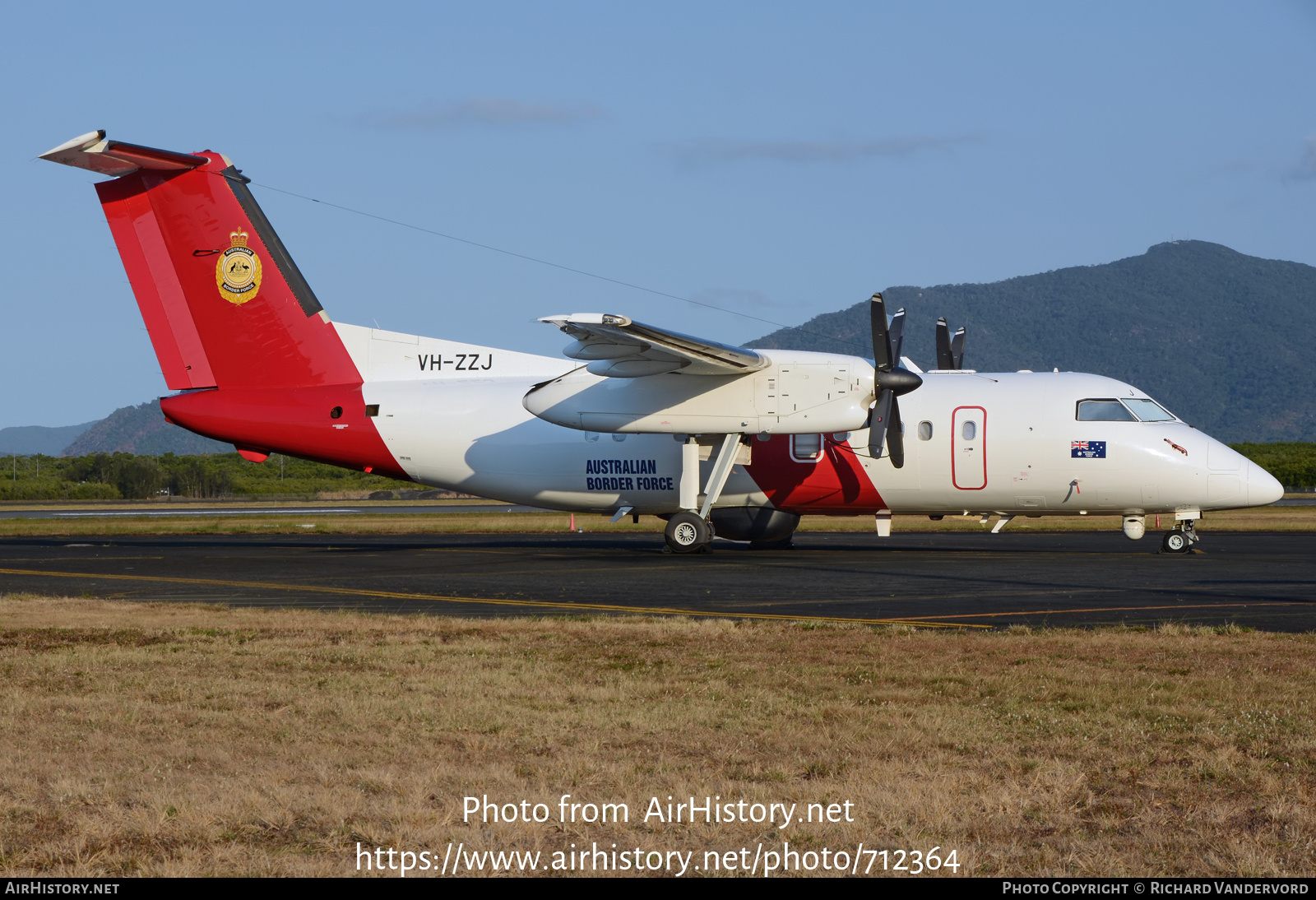 Aircraft Photo of VH-ZZJ | Bombardier DHC-8-202BQ Dash 8 | Australian Customs and Border Protection | AirHistory.net #712364