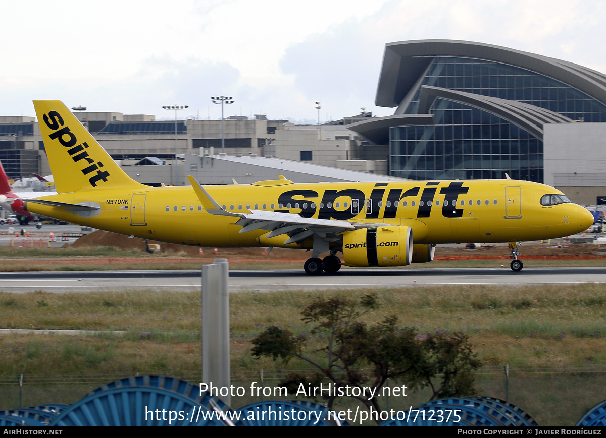 Aircraft Photo of N970NK | Airbus A320-271N | Spirit Airlines | AirHistory.net #712375