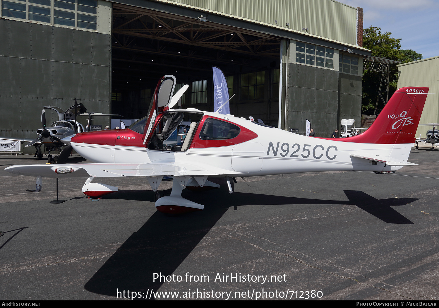 Aircraft Photo of N925CC | Cirrus SR-22 G3-GTSX | AirHistory.net #712380