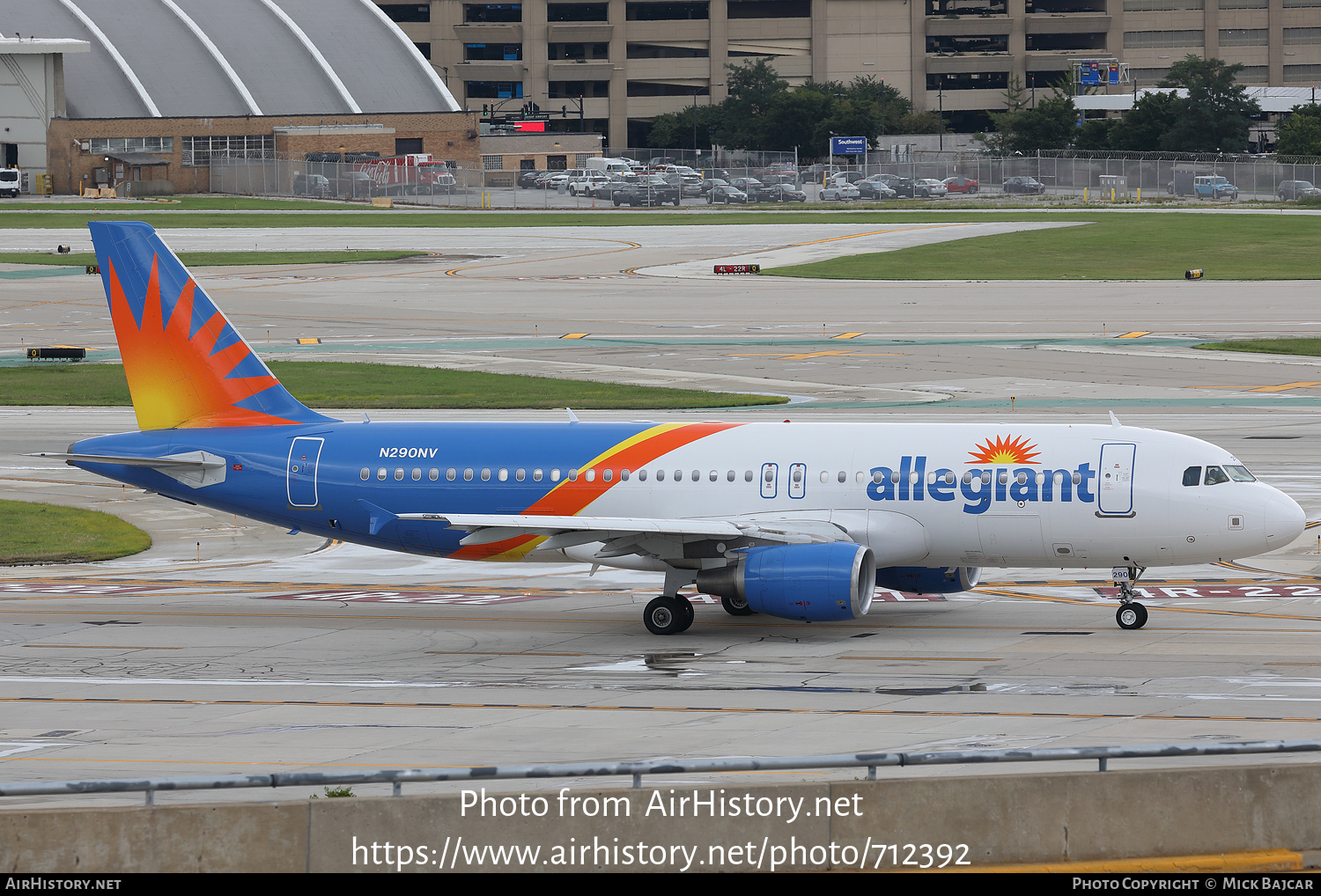 Aircraft Photo of N290NV | Airbus A320-214 | Allegiant Air | AirHistory.net #712392