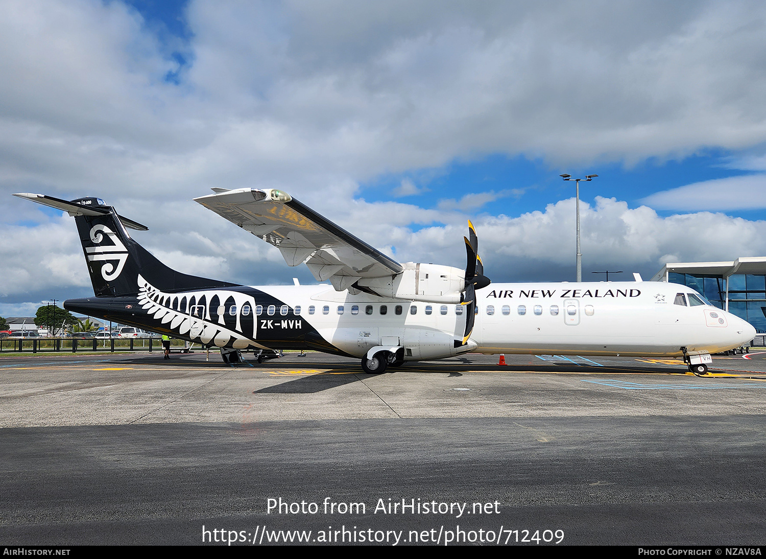 Aircraft Photo of ZK-MVH | ATR ATR-72-600 (ATR-72-212A) | Air New Zealand | AirHistory.net #712409