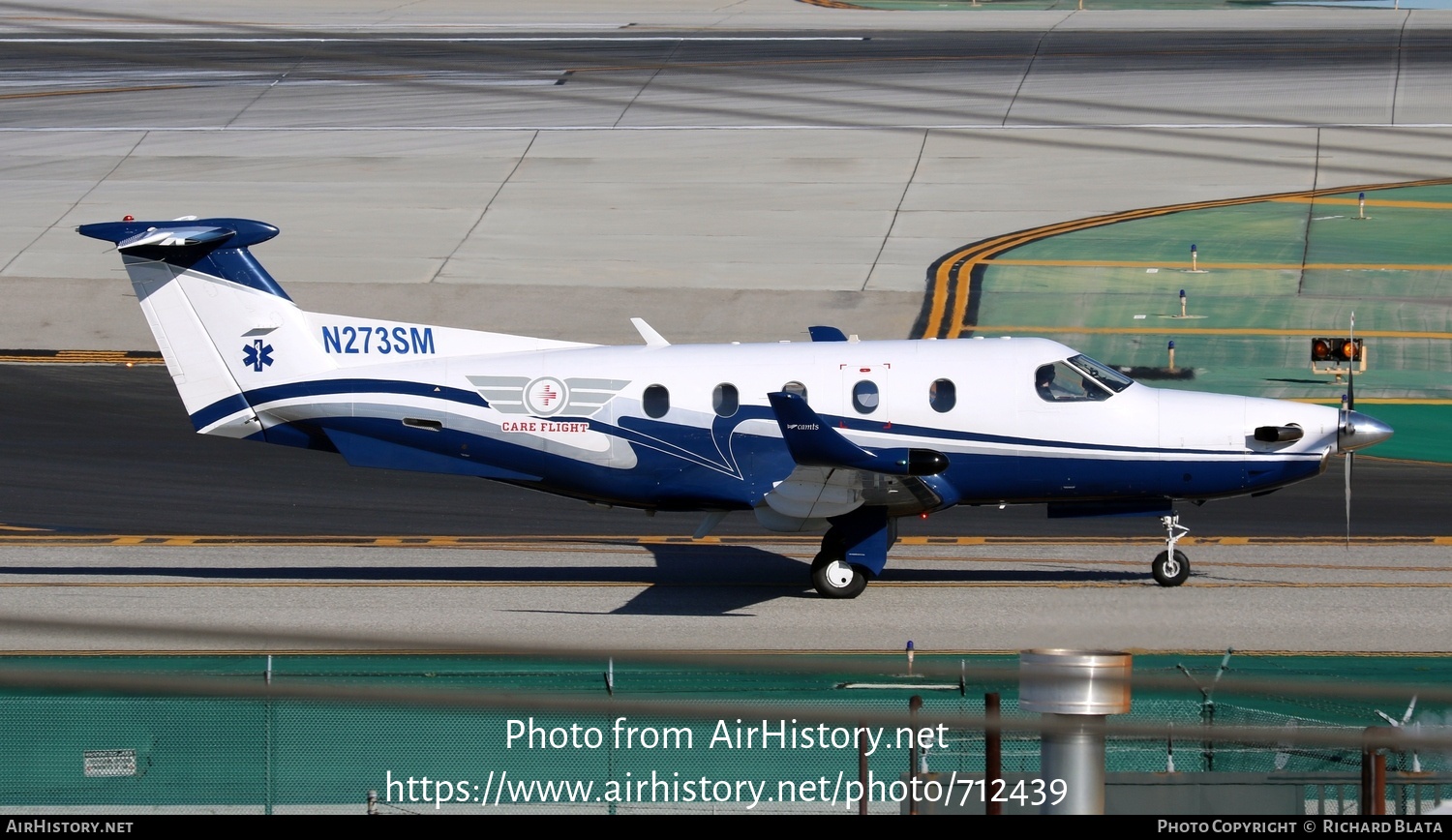 Aircraft Photo of N273SM | Pilatus PC-12/45 | AirHistory.net #712439