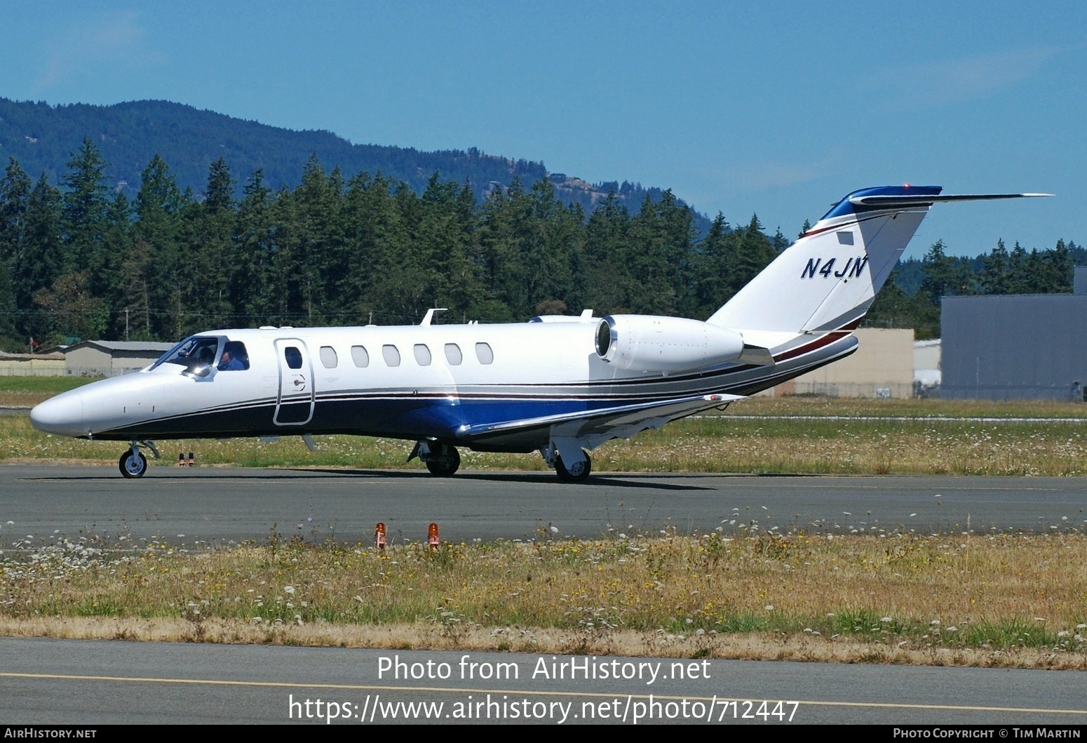 Aircraft Photo of N4JN | Cessna 525B CitationJet CJ3+ | AirHistory.net #712447