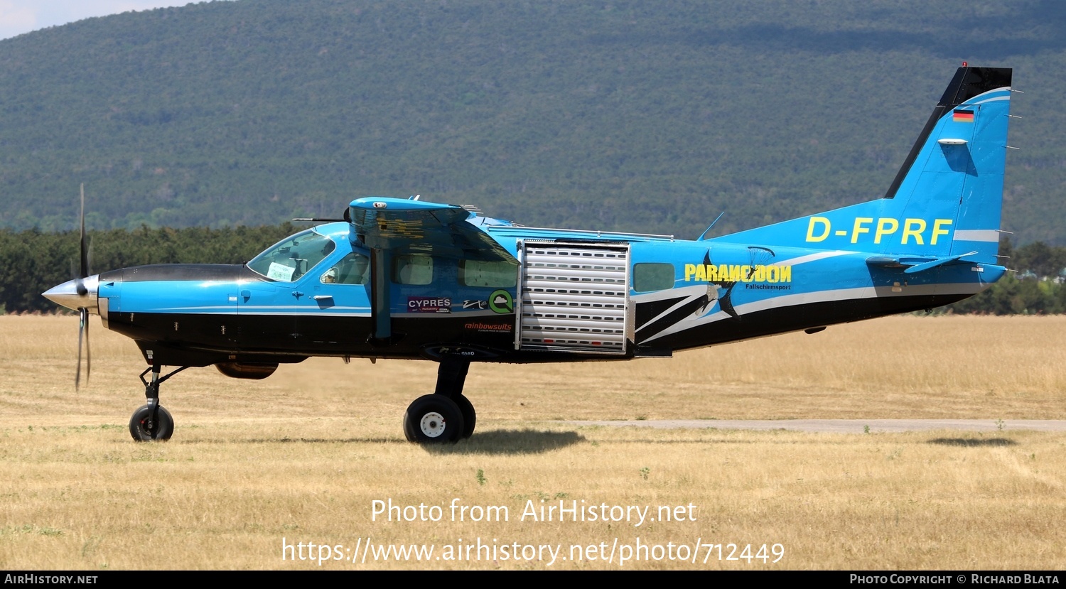 Aircraft Photo of D-FPRF | Cessna 208 Caravan I | Paranodon Fallschirmsport | AirHistory.net #712449