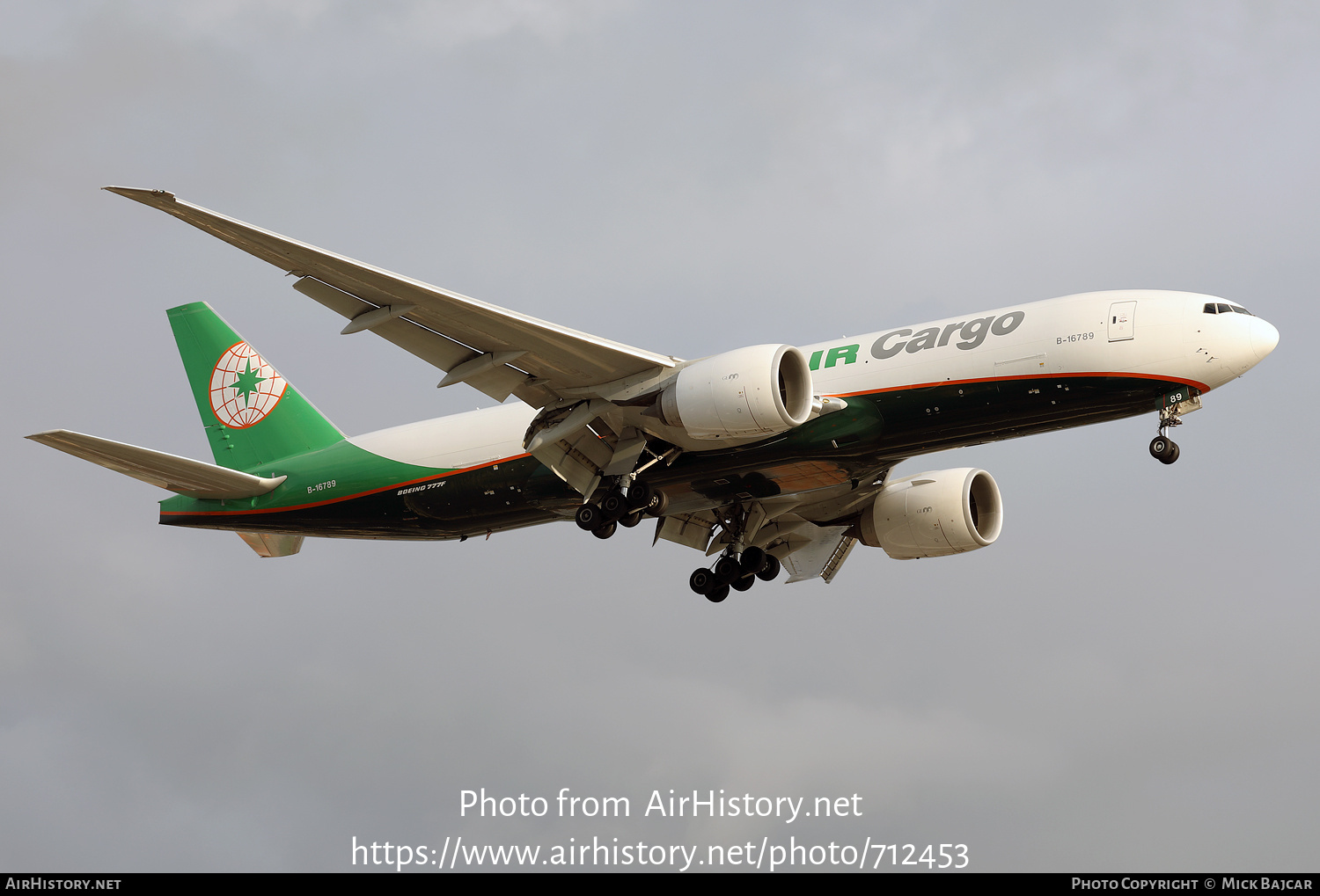 Aircraft Photo of B-16789 | Boeing 777-F | EVA Air Cargo | AirHistory.net #712453