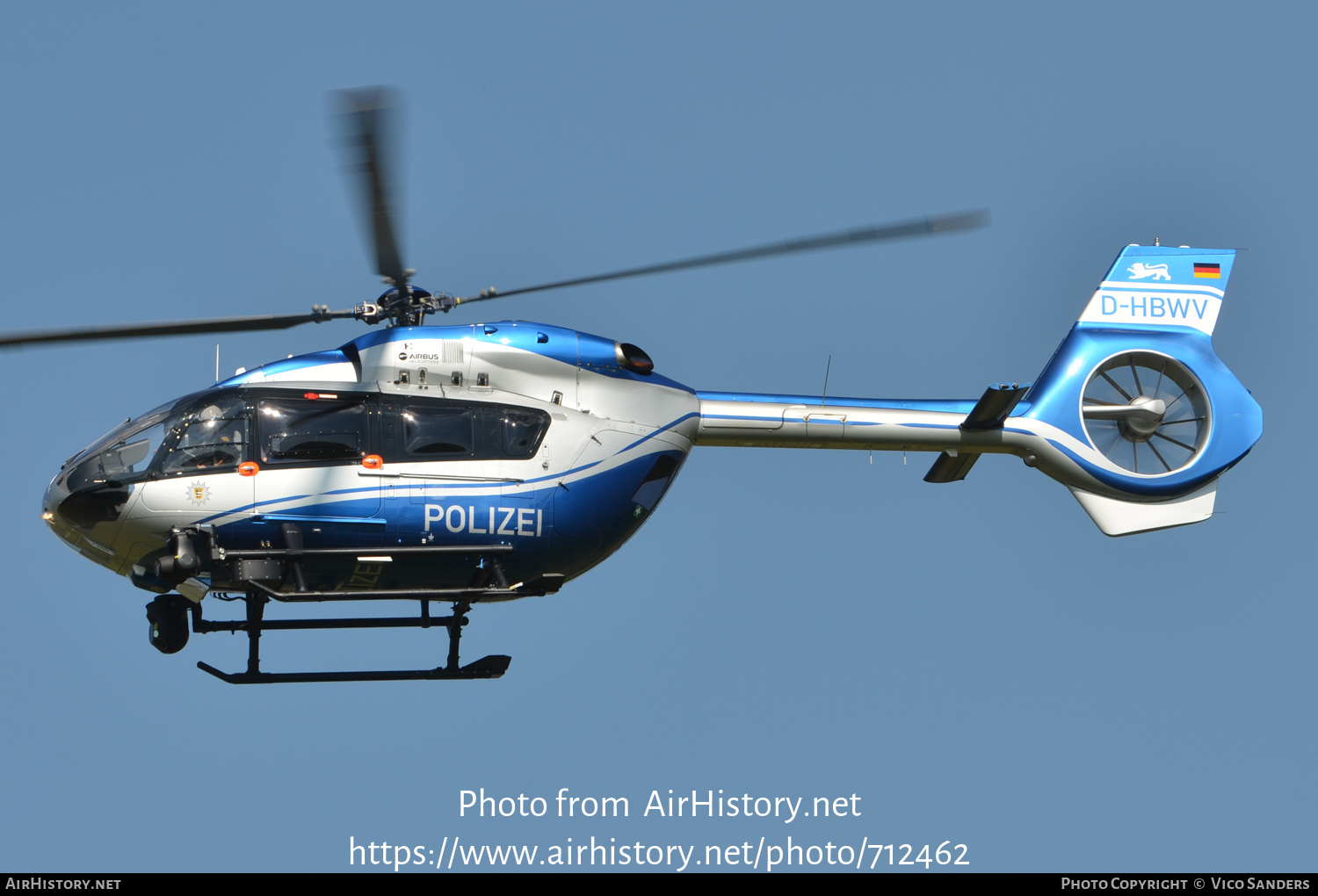 Aircraft Photo of D-HBWV | Airbus Helicopters EC-145 (BK-117 D-2) | Polizei | AirHistory.net #712462