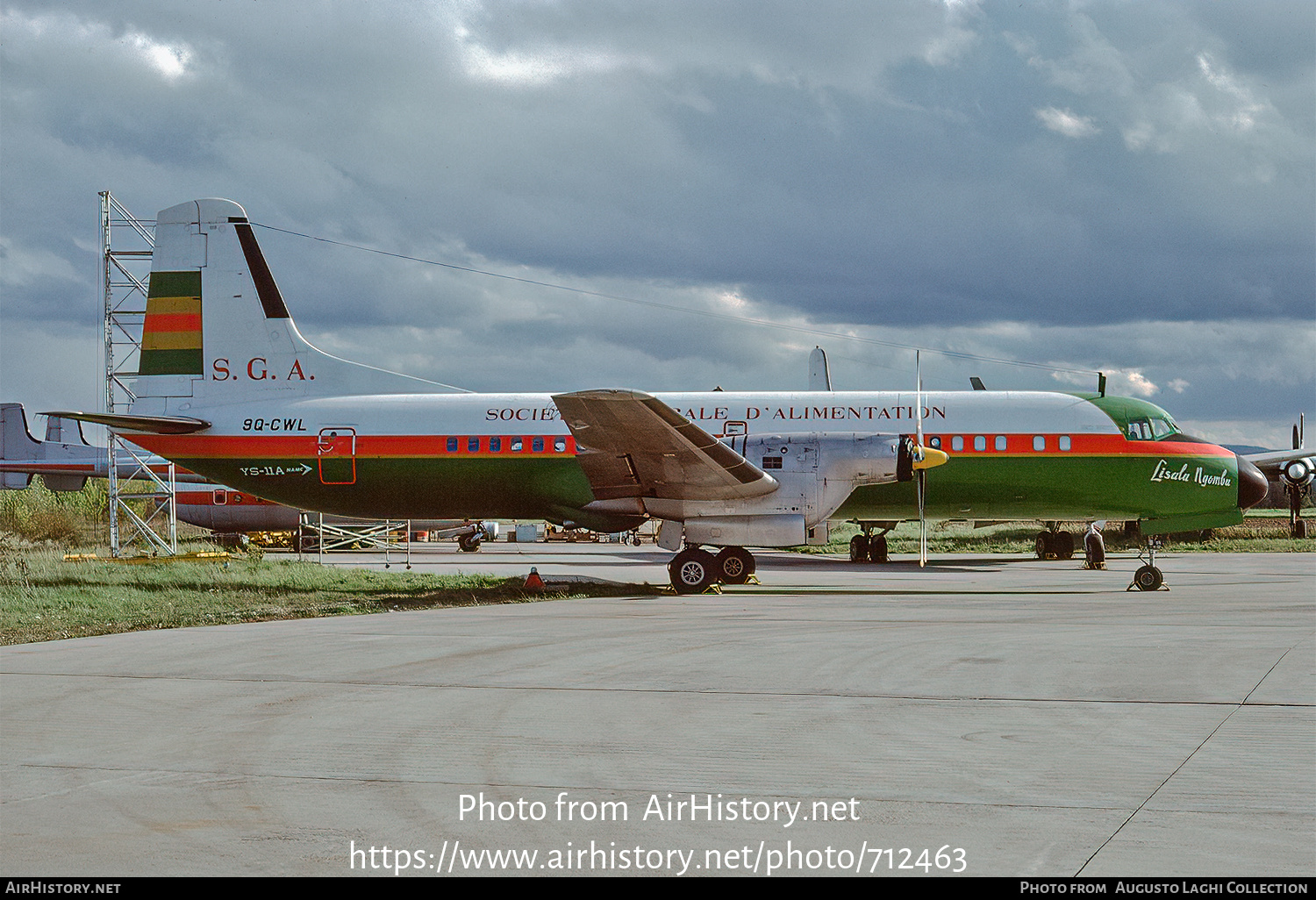 Aircraft Photo of 9Q-CWL | NAMC YS-11A-200 | SGA - Societé Generale d'Alimentation | AirHistory.net #712463