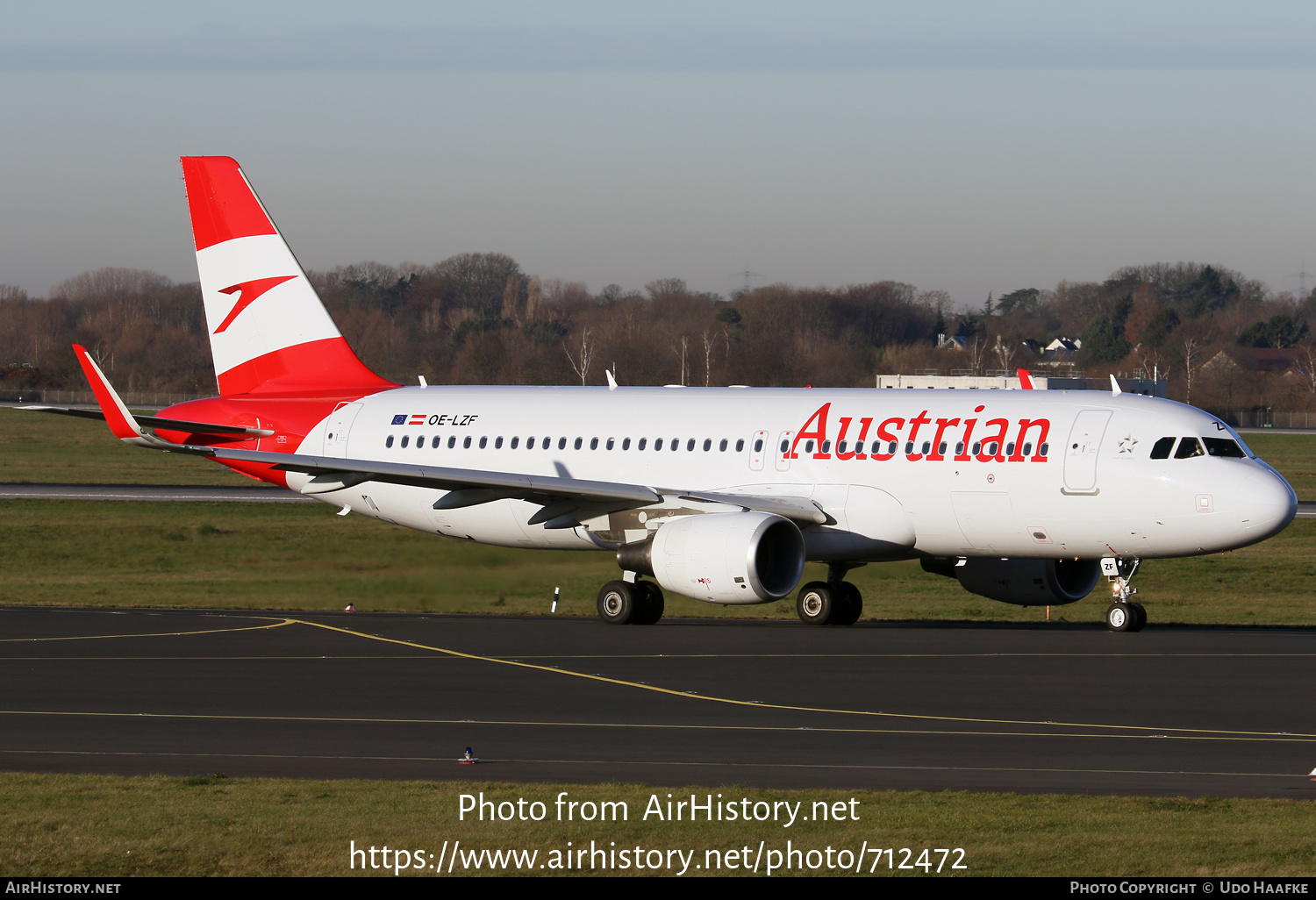 Aircraft Photo of OE-LZF | Airbus A320-214 | Austrian Airlines | AirHistory.net #712472