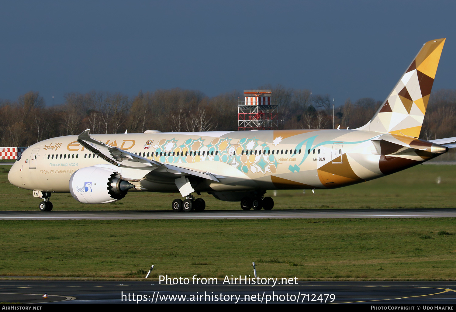 Aircraft Photo of A6-BLN | Boeing 787-9 Dreamliner | Etihad Airways ...