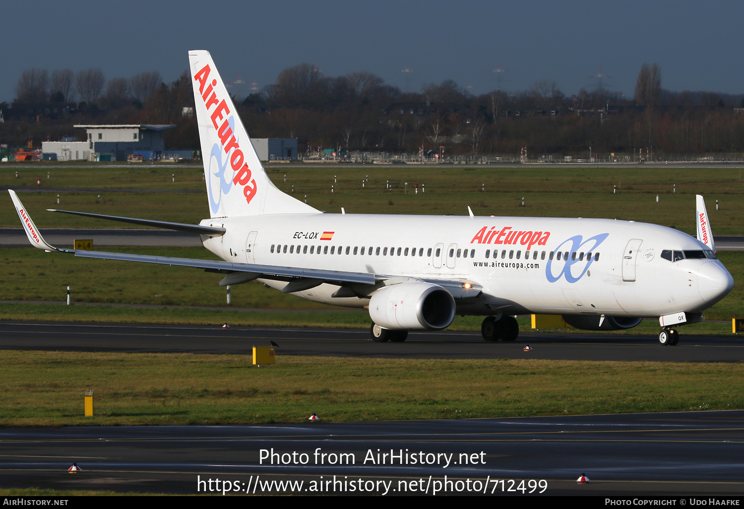 Aircraft Photo of EC-LQX | Boeing 737-85P | Air Europa | AirHistory.net #712499