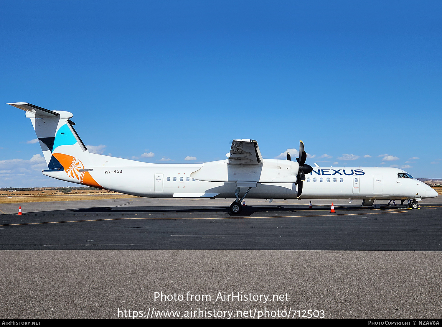 Aircraft Photo of VH-8XA | Bombardier DHC-8-402 Dash 8 | Nexus Airlines | AirHistory.net #712503