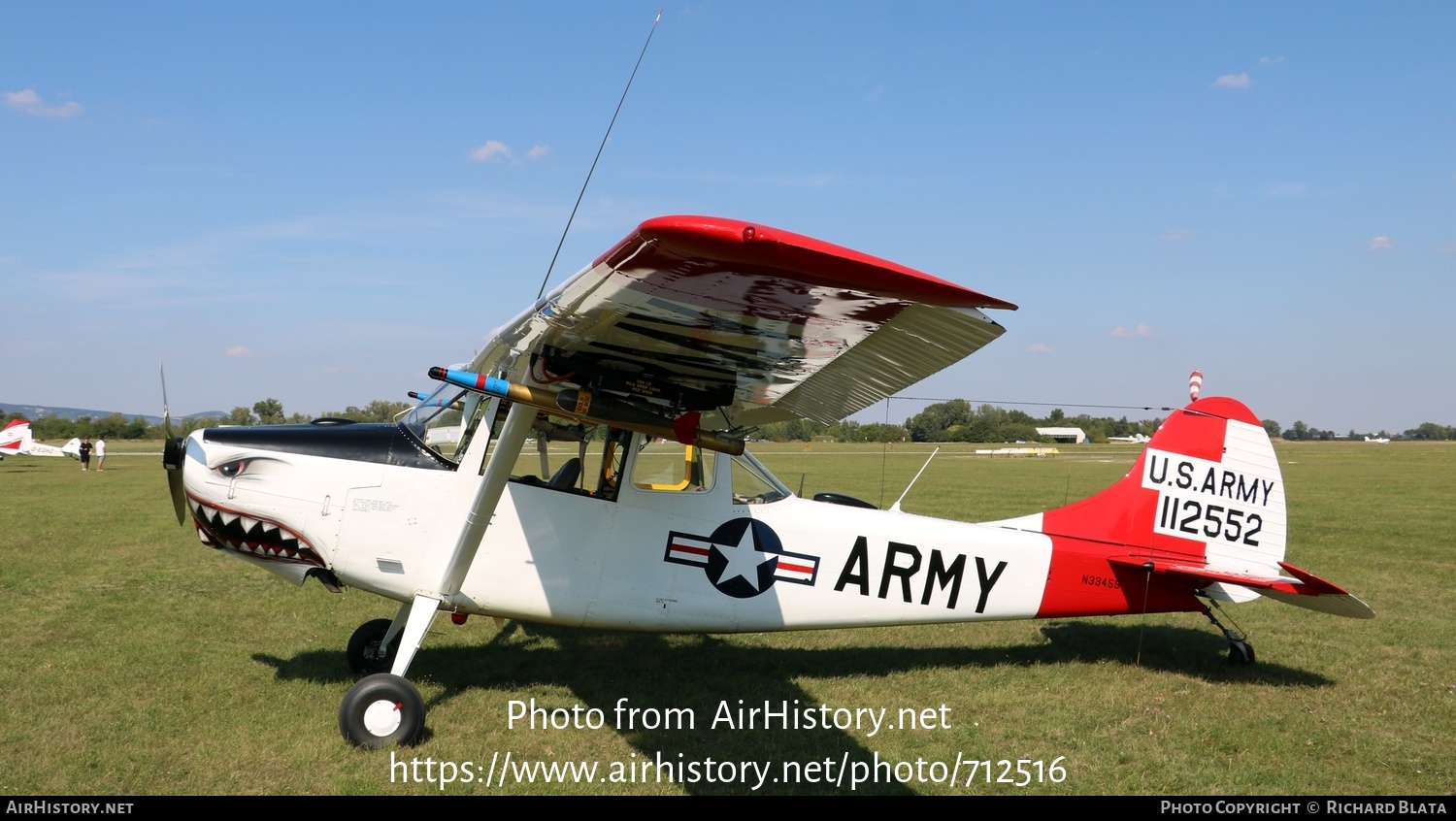 Aircraft Photo of N33455 | Cessna 305A | USA - Army | AirHistory.net #712516