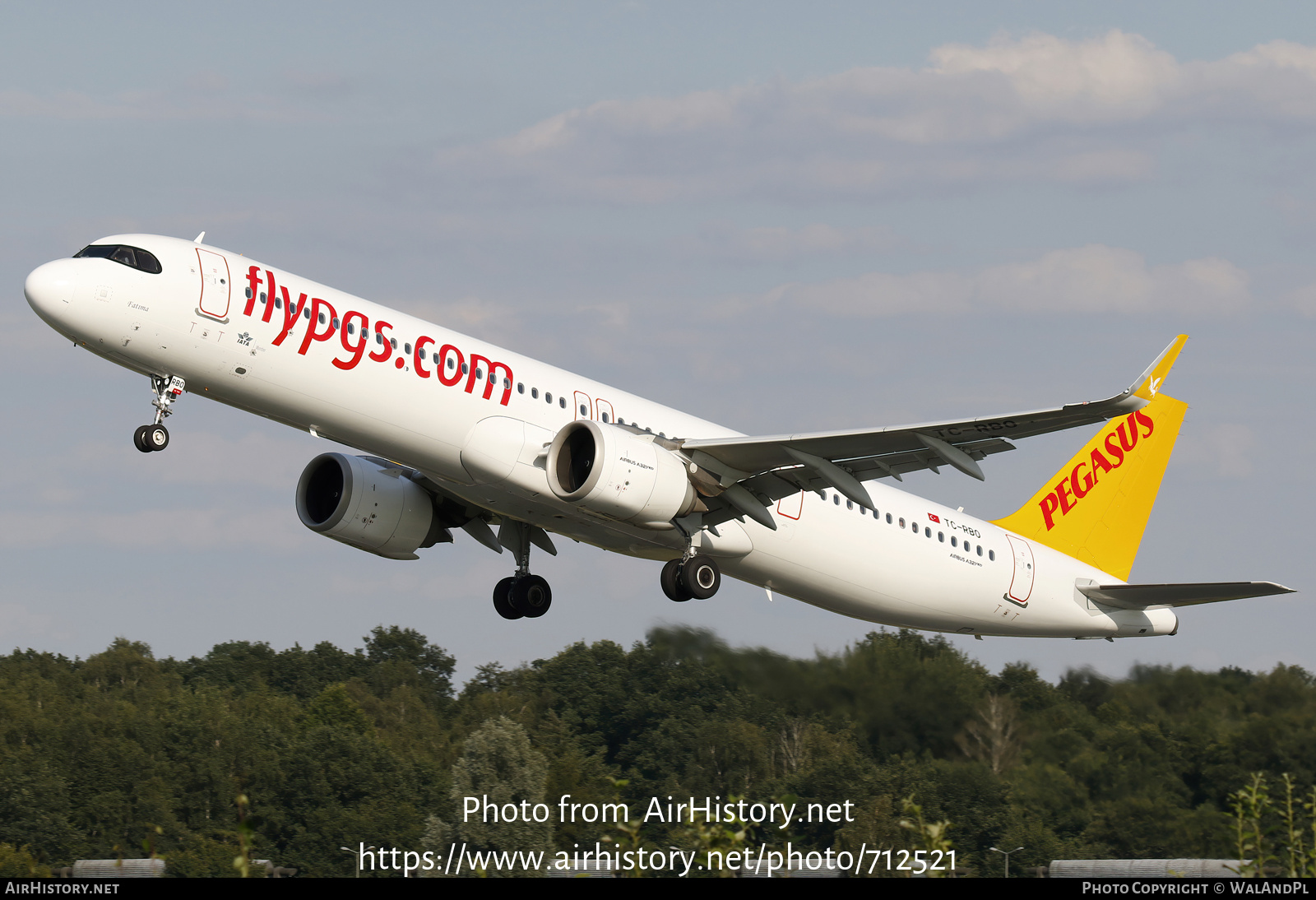 Aircraft Photo of TC-RBO | Airbus A321-251NX | Pegasus Airlines | AirHistory.net #712521