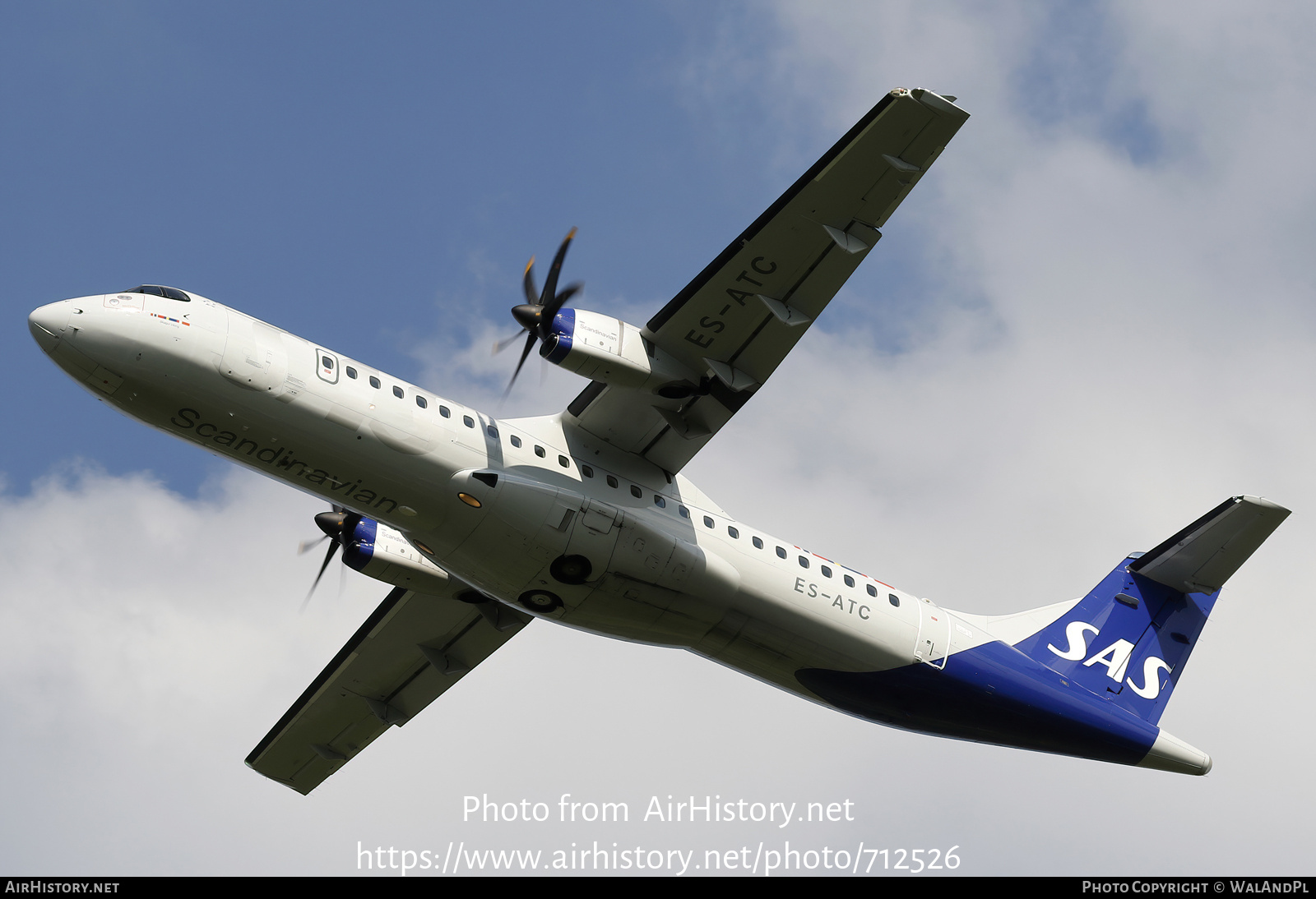 Aircraft Photo of ES-ATC | ATR ATR-72-600 (ATR-72-212A) | Scandinavian Airlines - SAS | AirHistory.net #712526