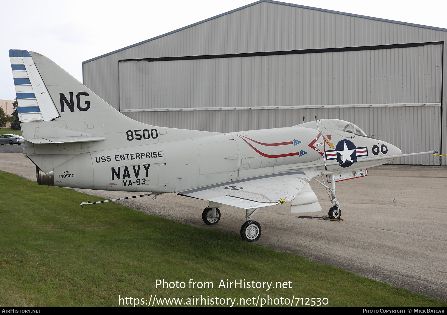 Aircraft Photo of 148500 | Douglas A-4C Skyhawk (A4D) | USA - Navy | AirHistory.net #712530